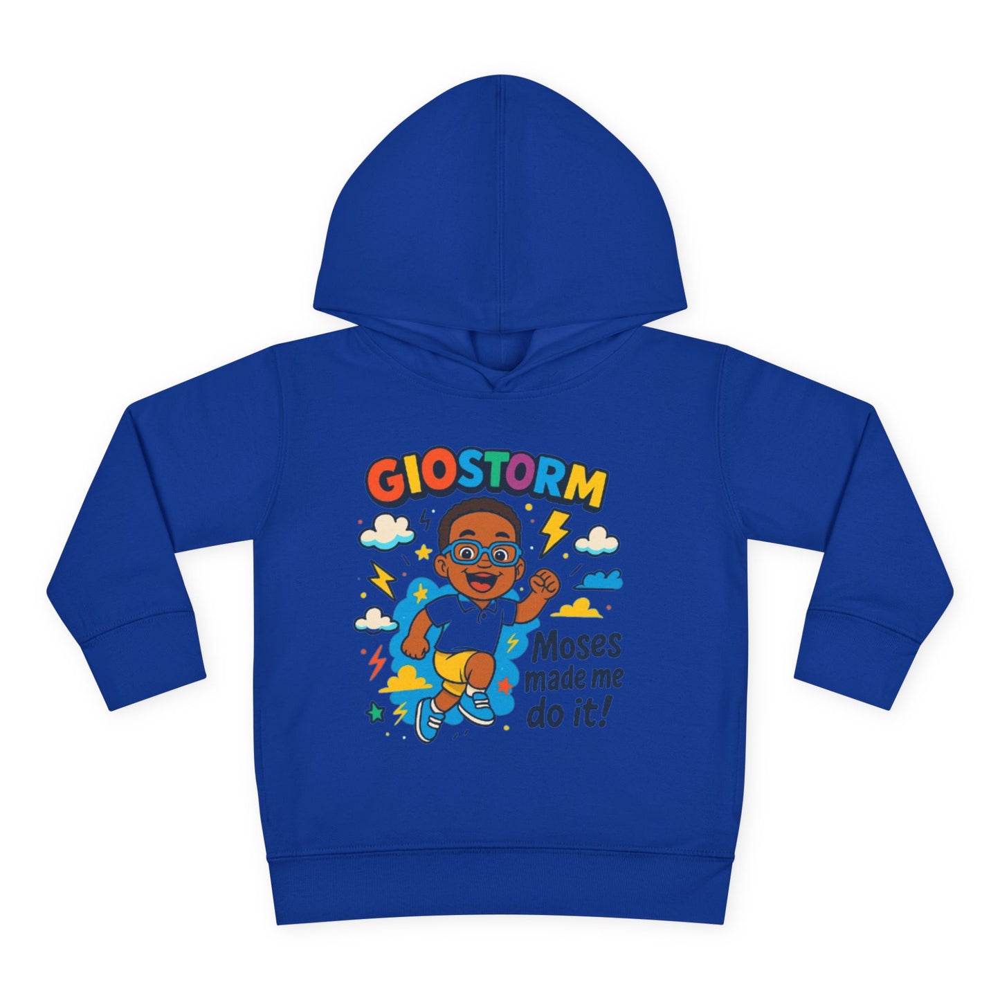 Toddler Superhero Hoodie - "Giostorm: Moses Made Me Do It!"