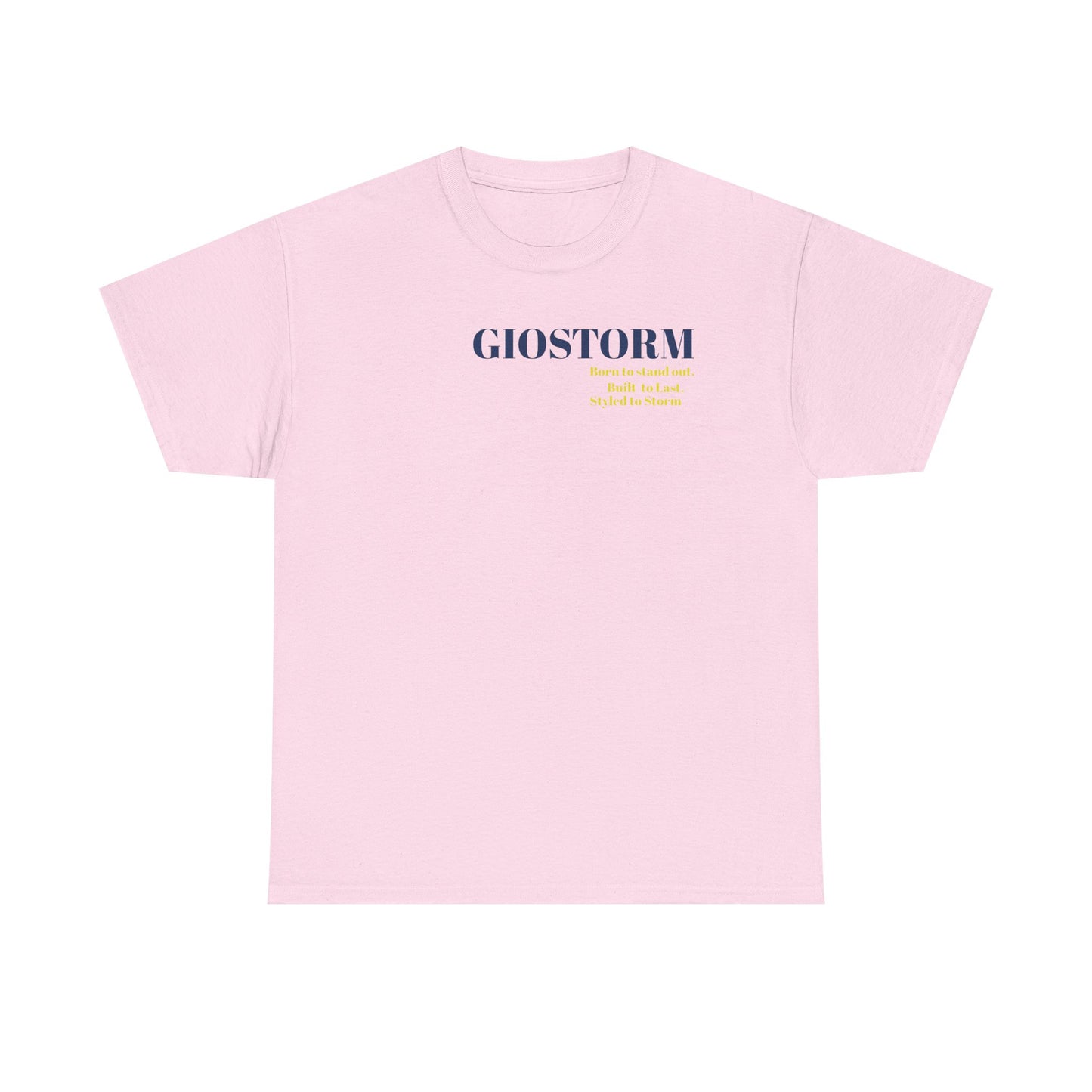 BUILT TO LAST GIOSTORM WOMEN/MEN Tee - Fun Casual Shirt for Everyday Wear, Gifts, Birthdays, Celebrations, Unique Statement Tee
