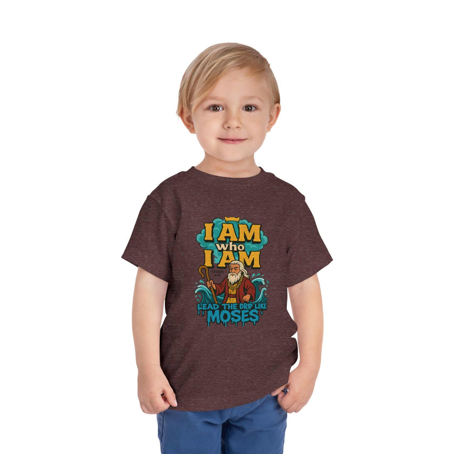 I AM WHO I AM Graphic T-Shirt, Kids Gift, Fun Children's Apparel, Birthday Outfit, Playtime Shirt