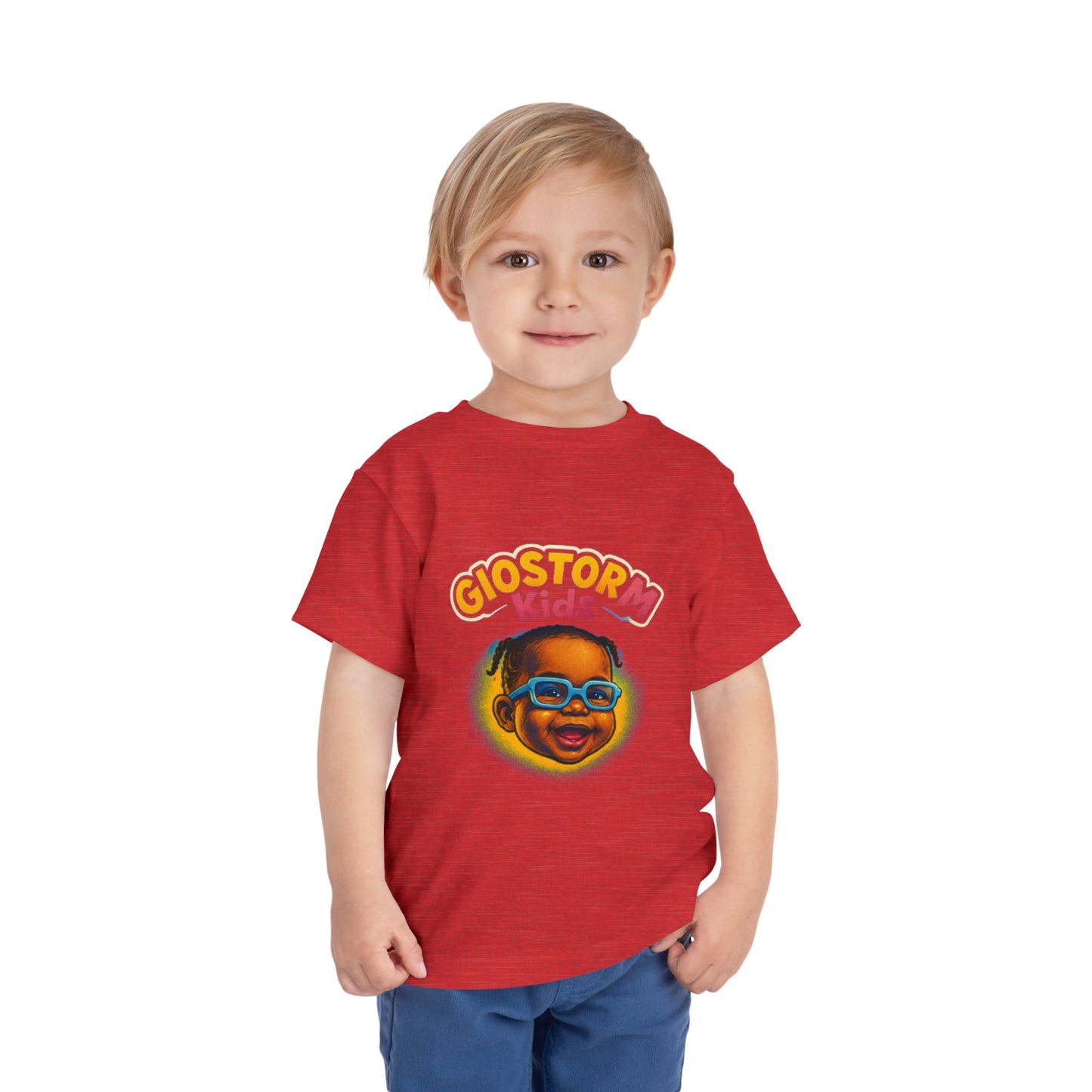 Giostorm Kids Toddler Tee, Fun Children's T-Shirt, Kids' Summer Clothes, Playful Graphic Tee, Birthday Gift for Toddlers, Casual Kidswear
