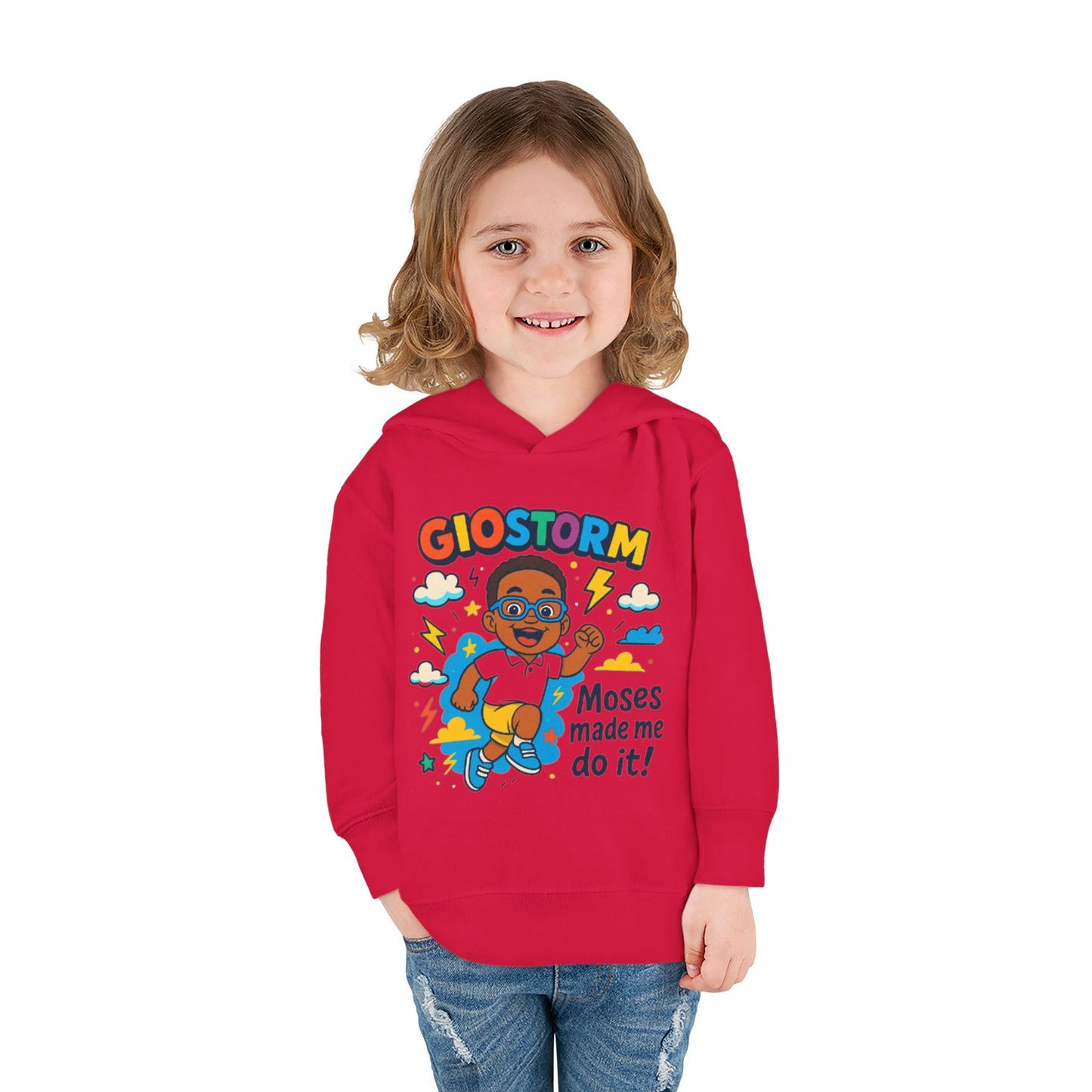 Toddler Superhero Hoodie - "Giostorm: Moses Made Me Do It!"
