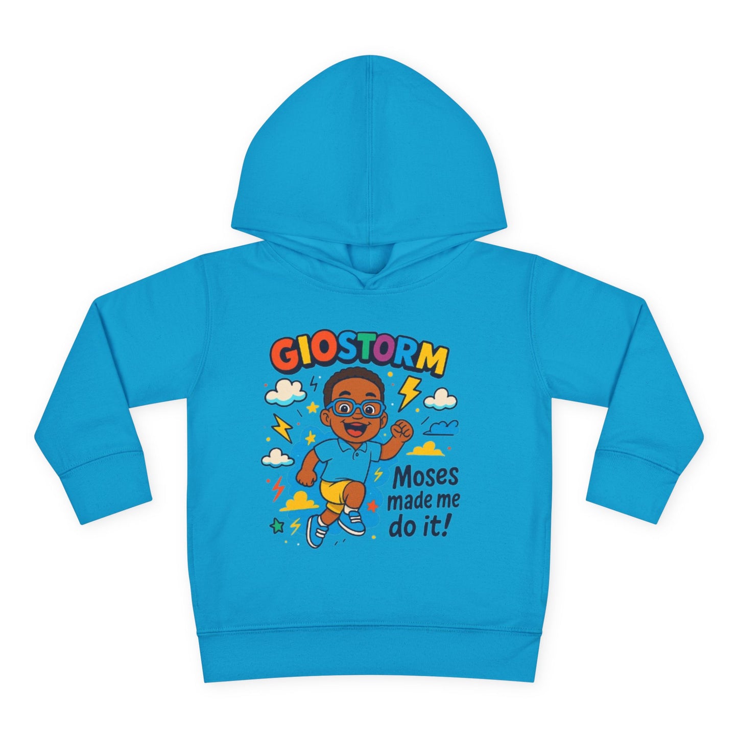 Toddler Superhero Hoodie - "Giostorm: Moses Made Me Do It!"