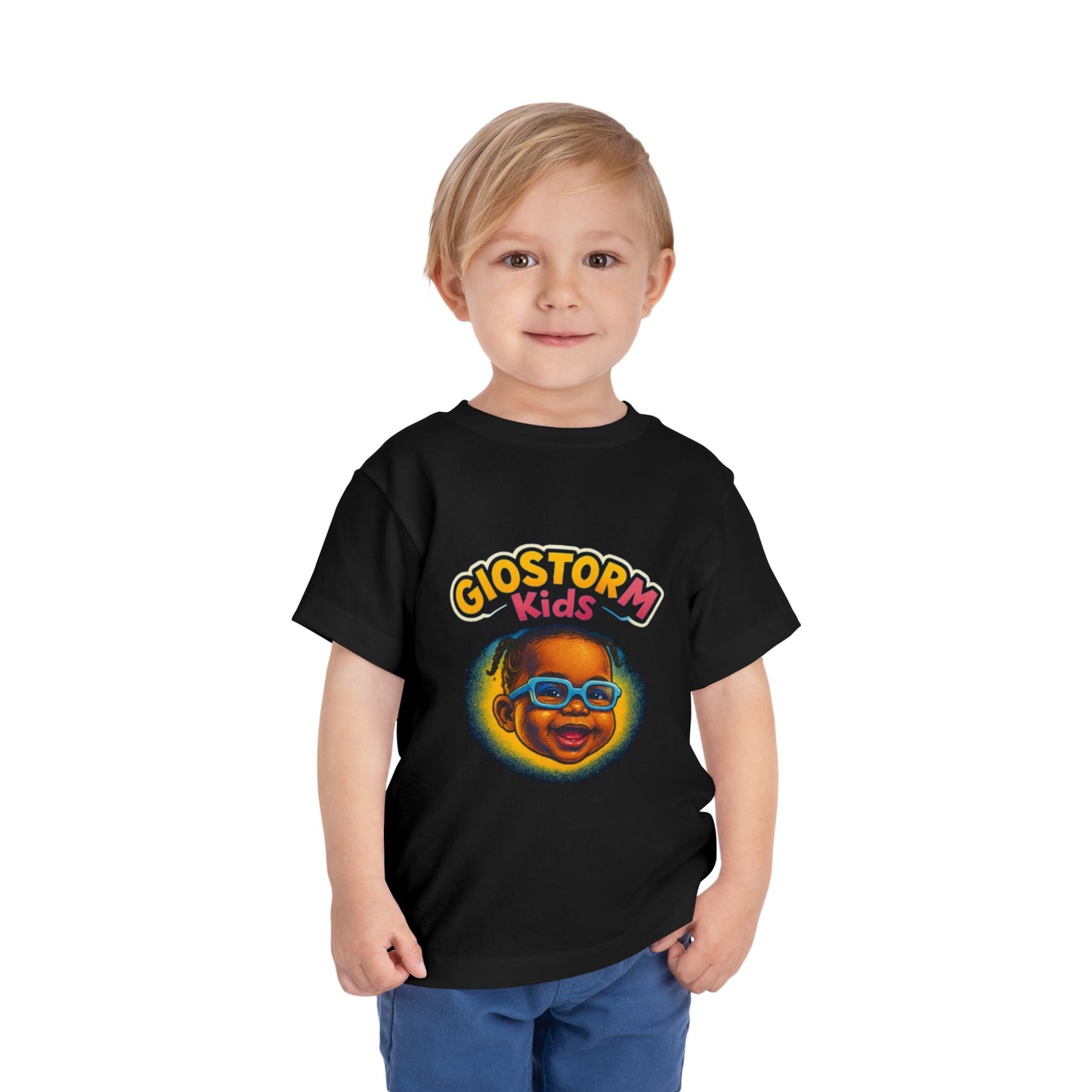 Giostorm Kids Toddler Tee, Fun Children's T-Shirt, Kids' Summer Clothes, Playful Graphic Tee, Birthday Gift for Toddlers, Casual Kidswear