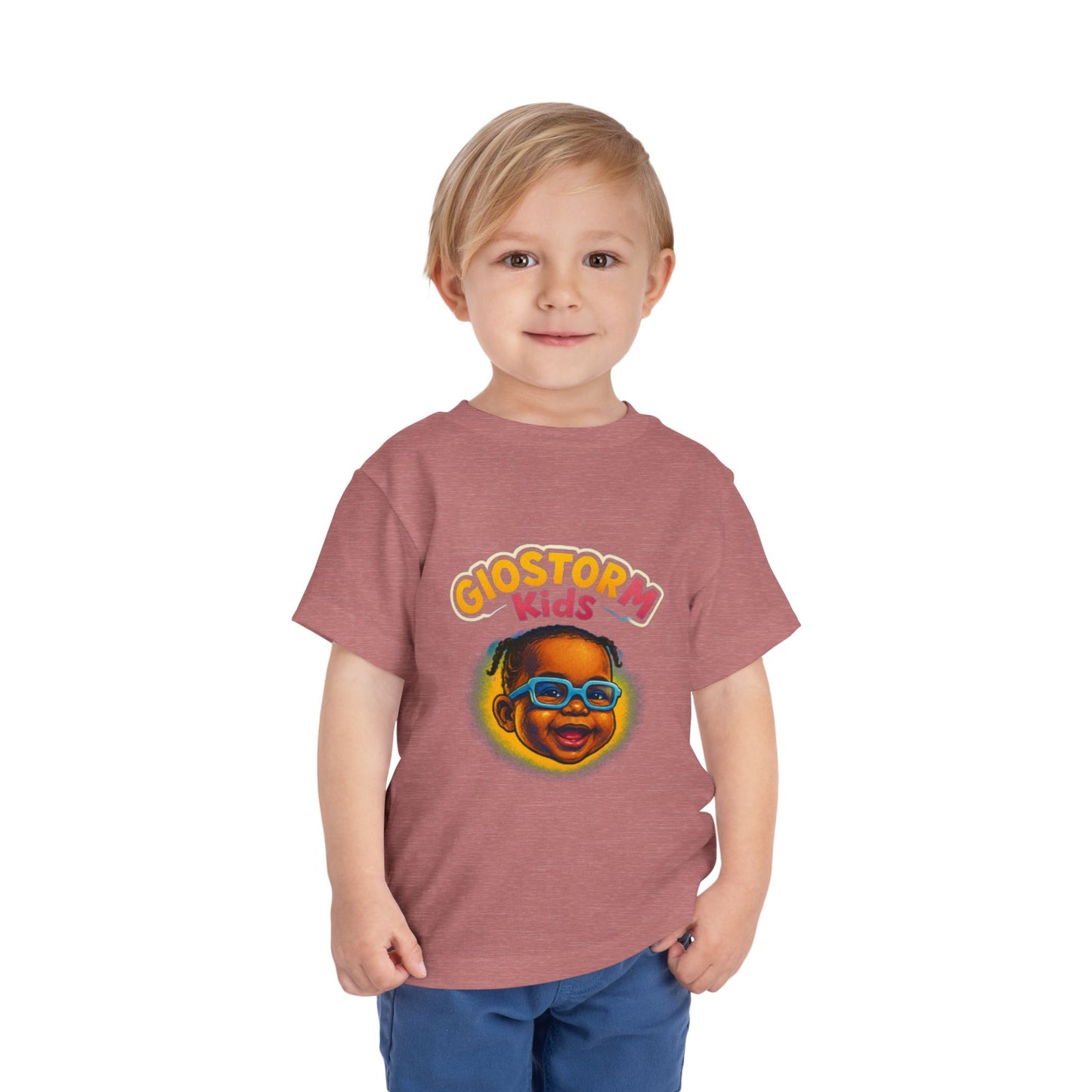 Giostorm Kids Toddler Tee, Fun Children's T-Shirt, Kids' Summer Clothes, Playful Graphic Tee, Birthday Gift for Toddlers, Casual Kidswear