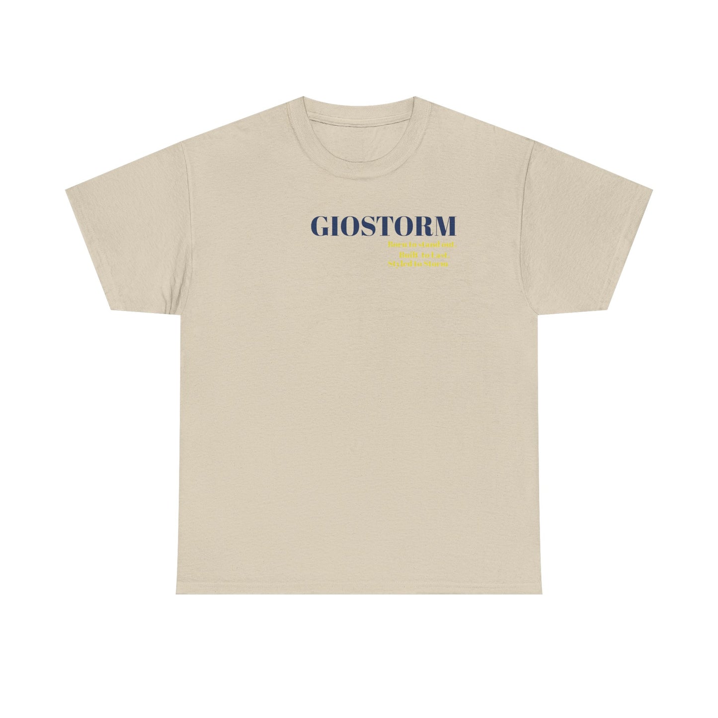BUILT TO LAST GIOSTORM WOMEN/MEN Tee - Fun Casual Shirt for Everyday Wear, Gifts, Birthdays, Celebrations, Unique Statement Tee
