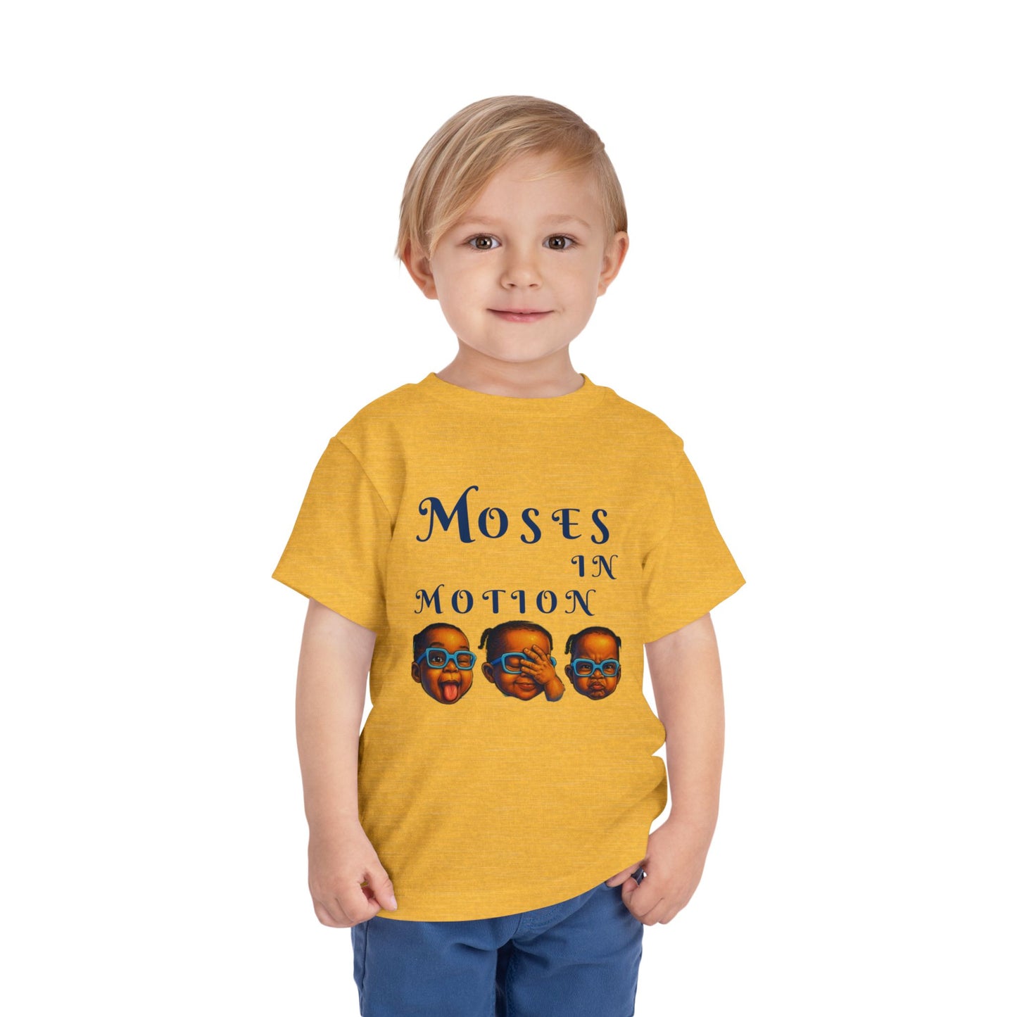 "Moses In Motion" Graphic T-Shirt, Kids Gift, Fun Children's Apparel, Birthday Outfit, Playtime Shirt