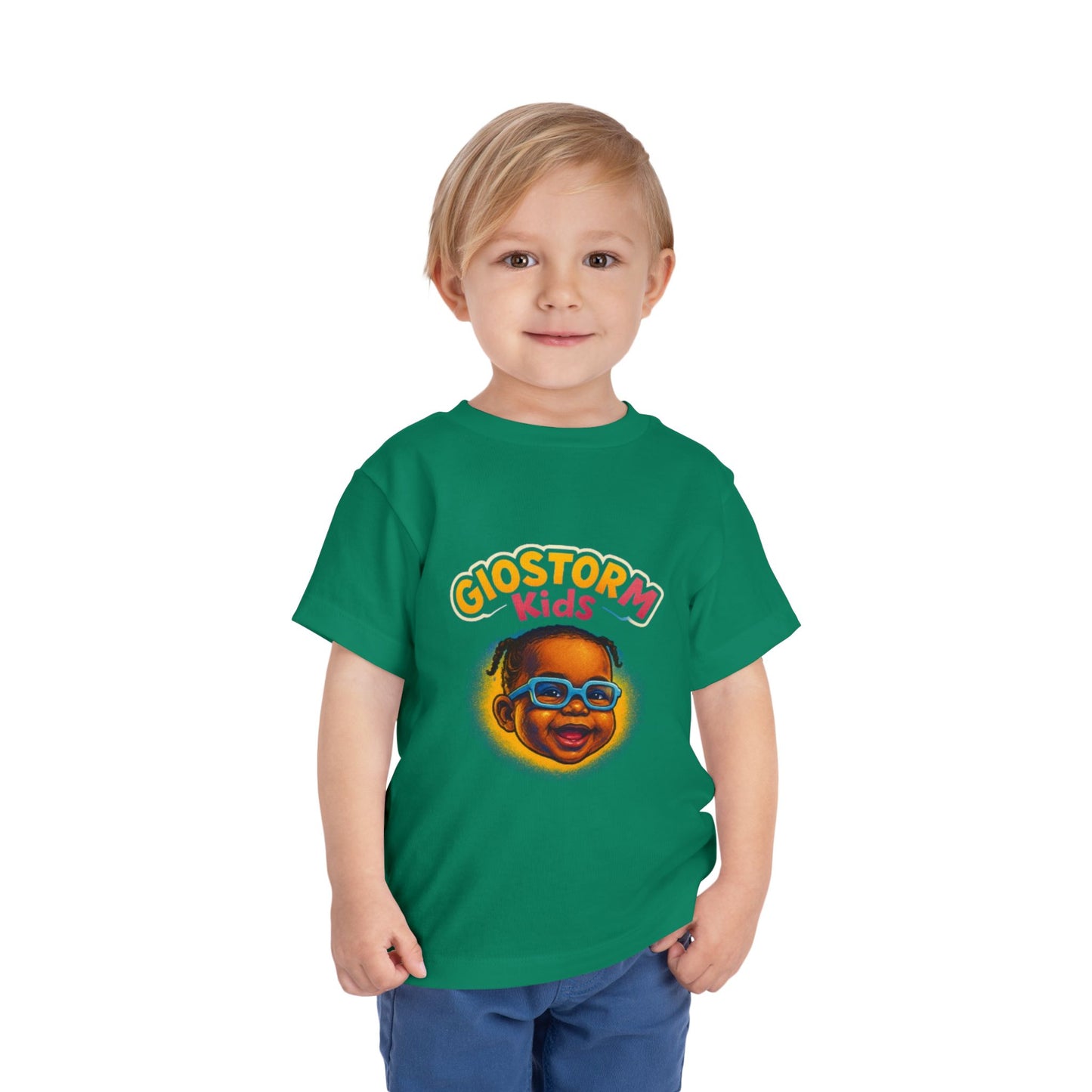 Giostorm Kids Toddler Tee, Fun Children's T-Shirt, Kids' Summer Clothes, Playful Graphic Tee, Birthday Gift for Toddlers, Casual Kidswear