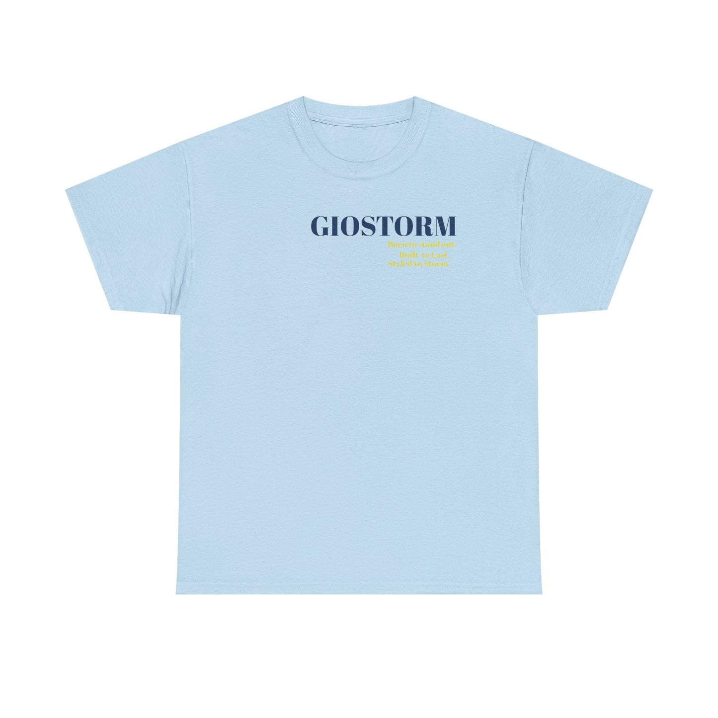 BUILT TO LAST GIOSTORM WOMEN/MEN Tee - Fun Casual Shirt for Everyday Wear, Gifts, Birthdays, Celebrations, Unique Statement Tee