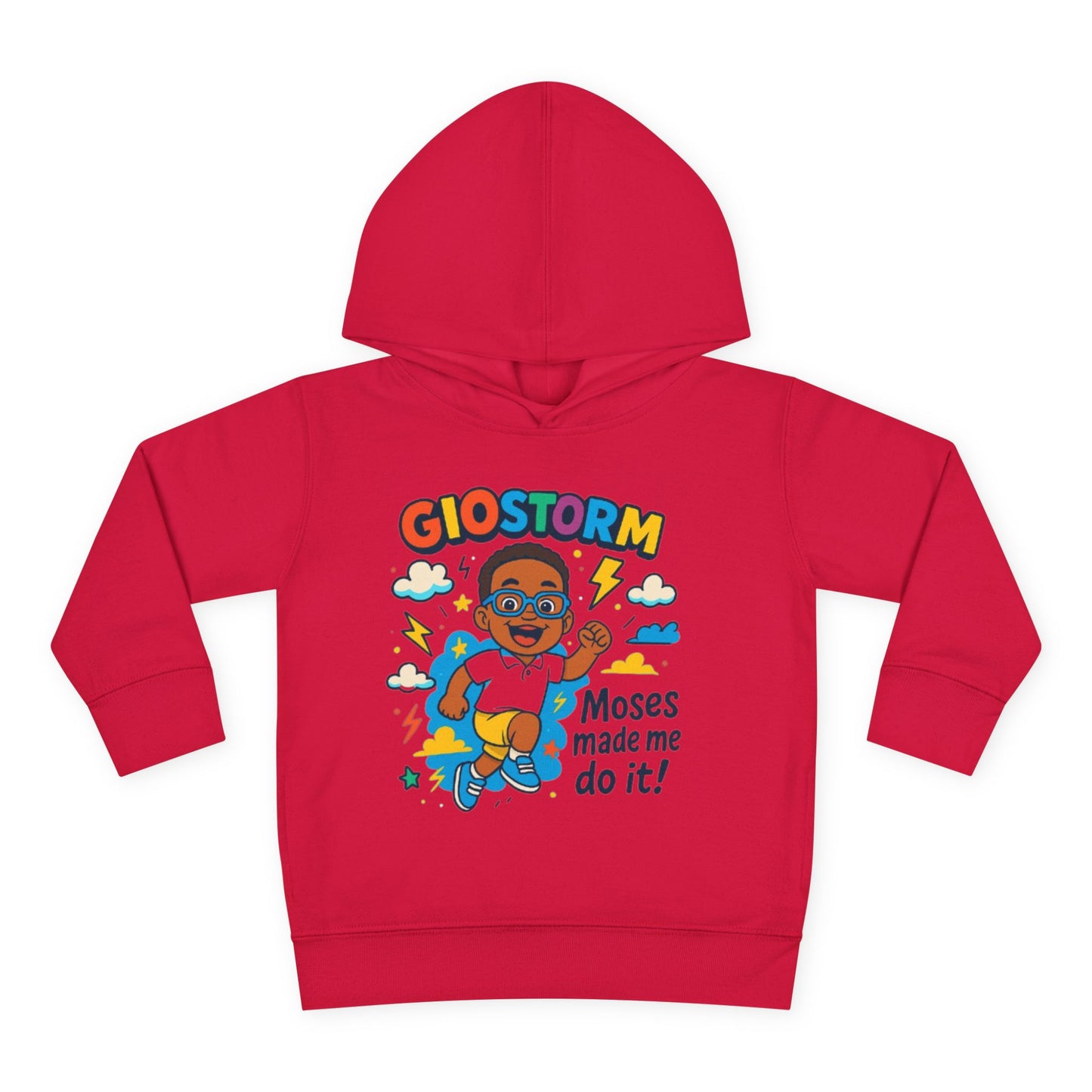 Toddler Superhero Hoodie - "Giostorm: Moses Made Me Do It!"