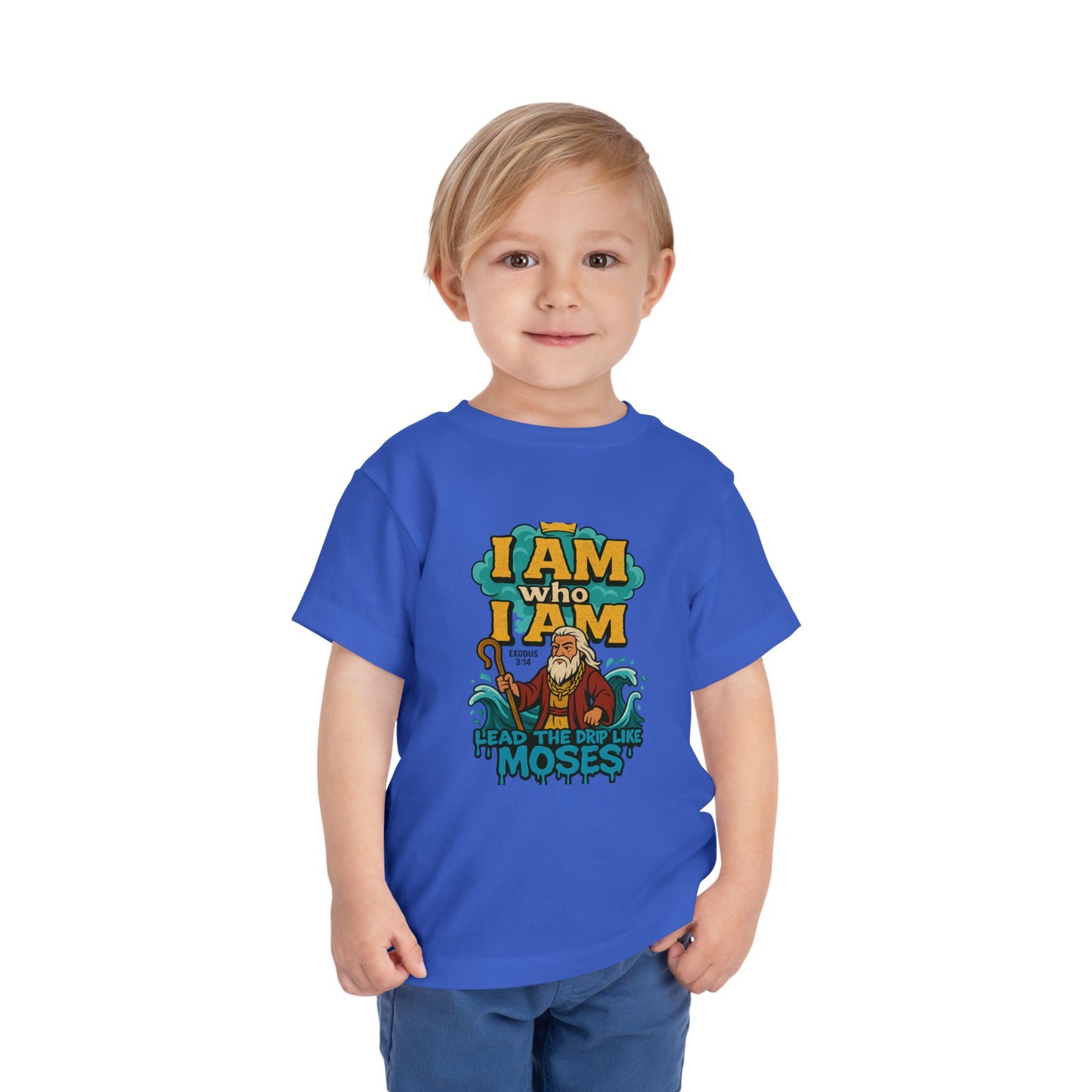 I AM WHO I AM Graphic T-Shirt, Kids Gift, Fun Children's Apparel, Birthday Outfit, Playtime Shirt