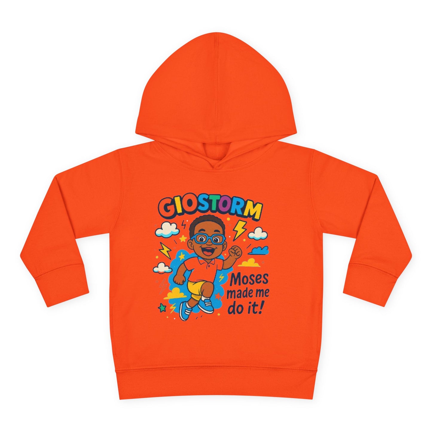 Toddler Superhero Hoodie - "Giostorm: Moses Made Me Do It!"