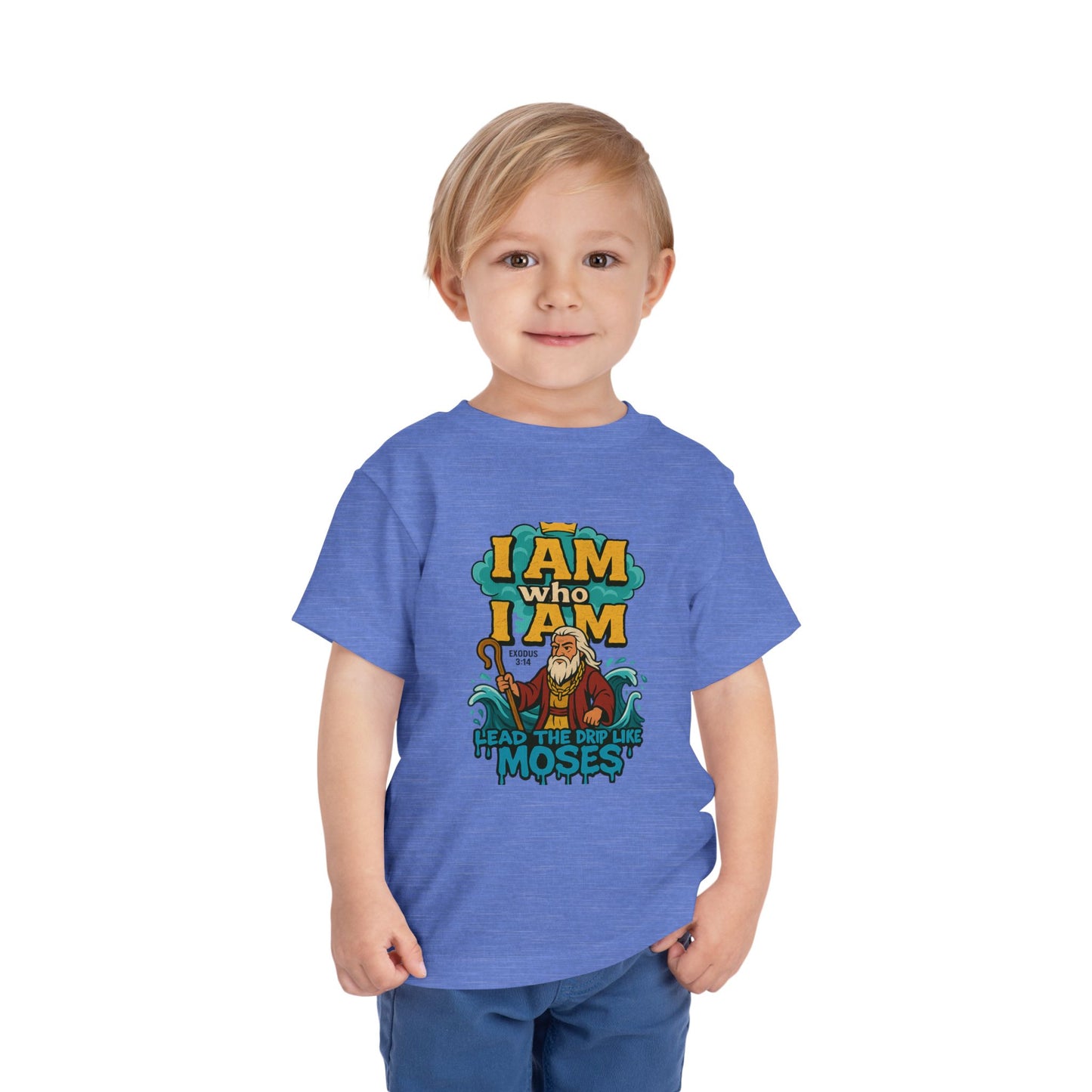 I AM WHO I AM Graphic T-Shirt, Kids Gift, Fun Children's Apparel, Birthday Outfit, Playtime Shirt
