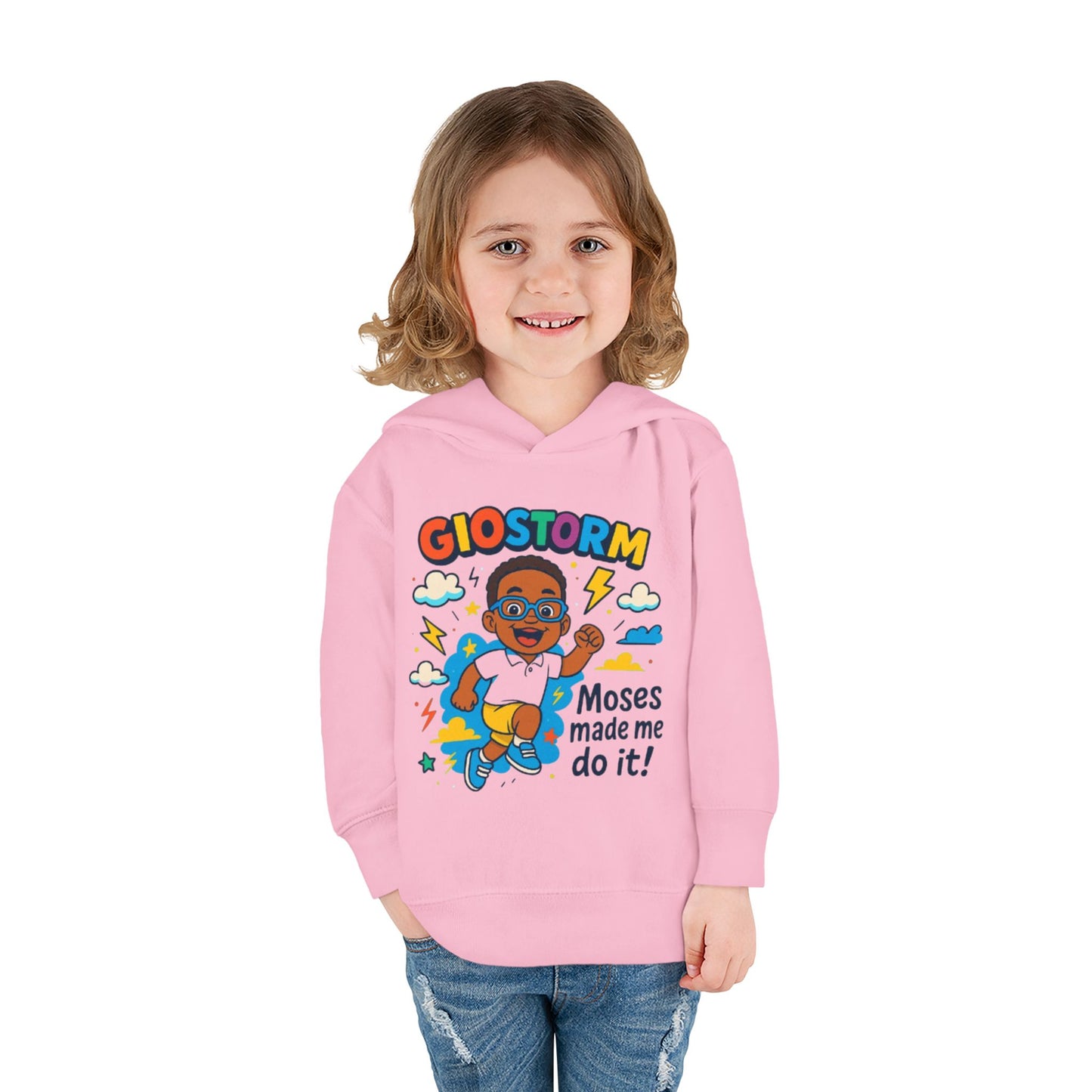Toddler Superhero Hoodie - "Giostorm: Moses Made Me Do It!"