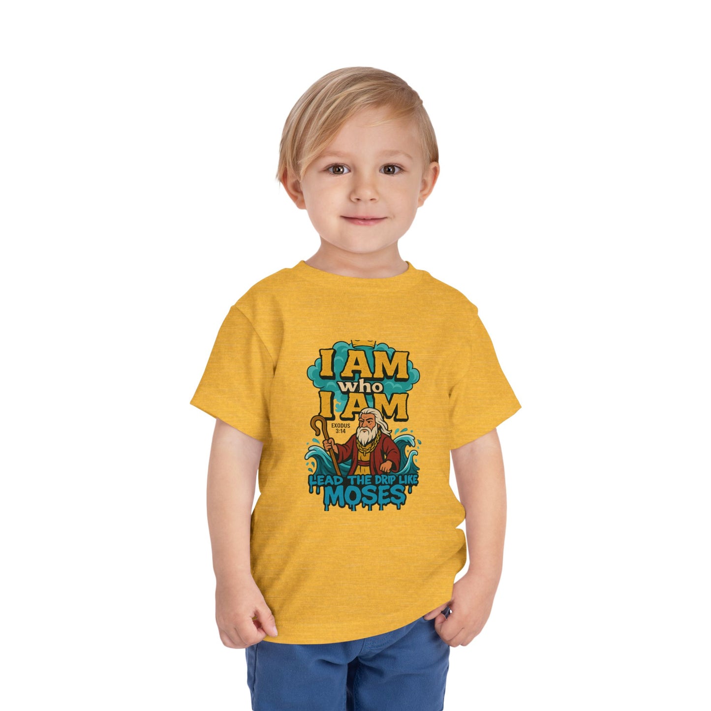 I AM WHO I AM Graphic T-Shirt, Kids Gift, Fun Children's Apparel, Birthday Outfit, Playtime Shirt