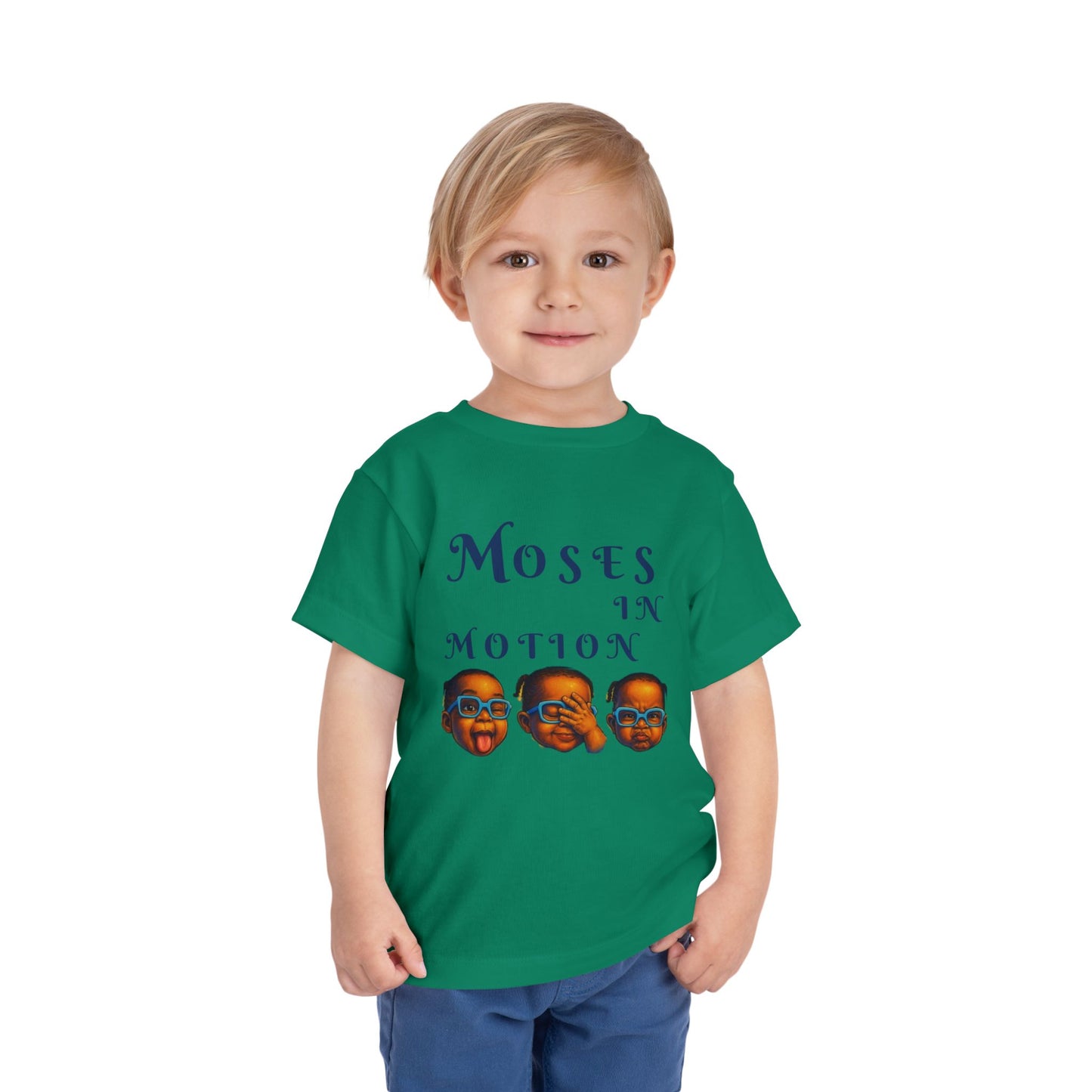 "Moses In Motion" Graphic T-Shirt, Kids Gift, Fun Children's Apparel, Birthday Outfit, Playtime Shirt