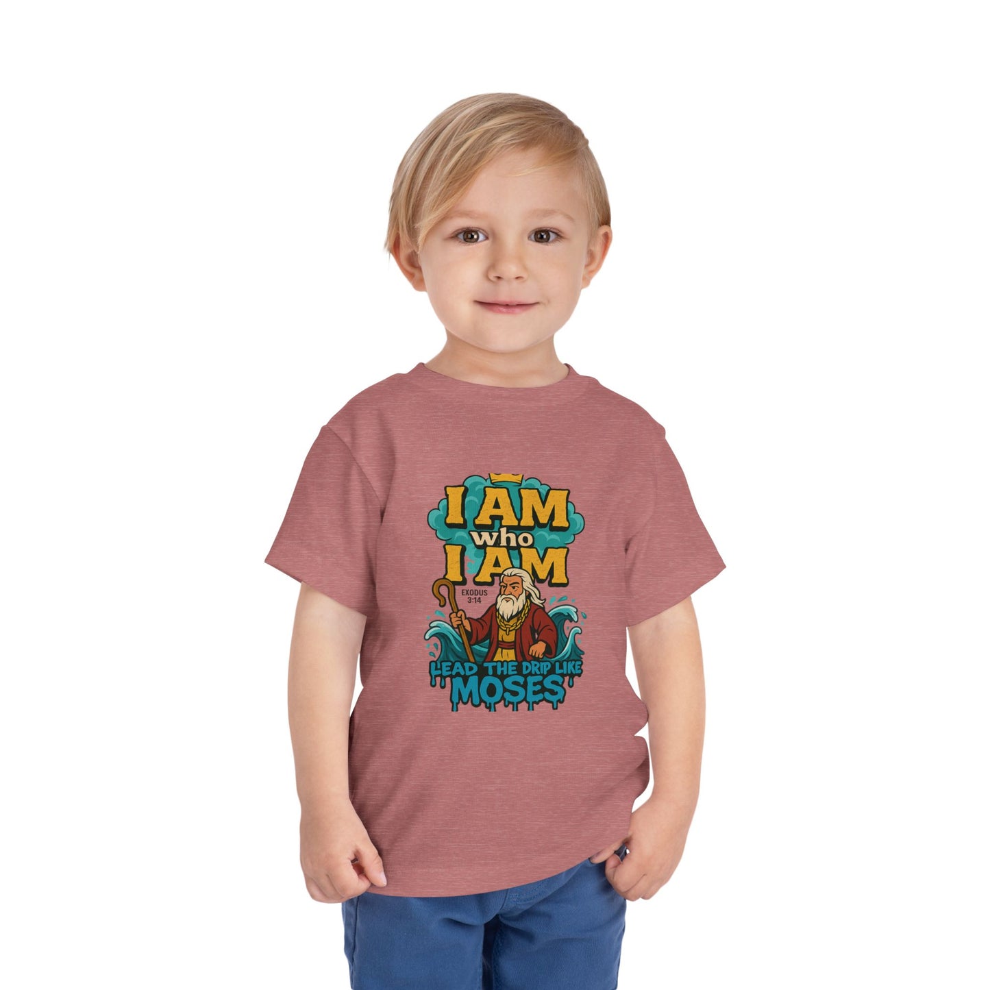 I AM WHO I AM Graphic T-Shirt, Kids Gift, Fun Children's Apparel, Birthday Outfit, Playtime Shirt