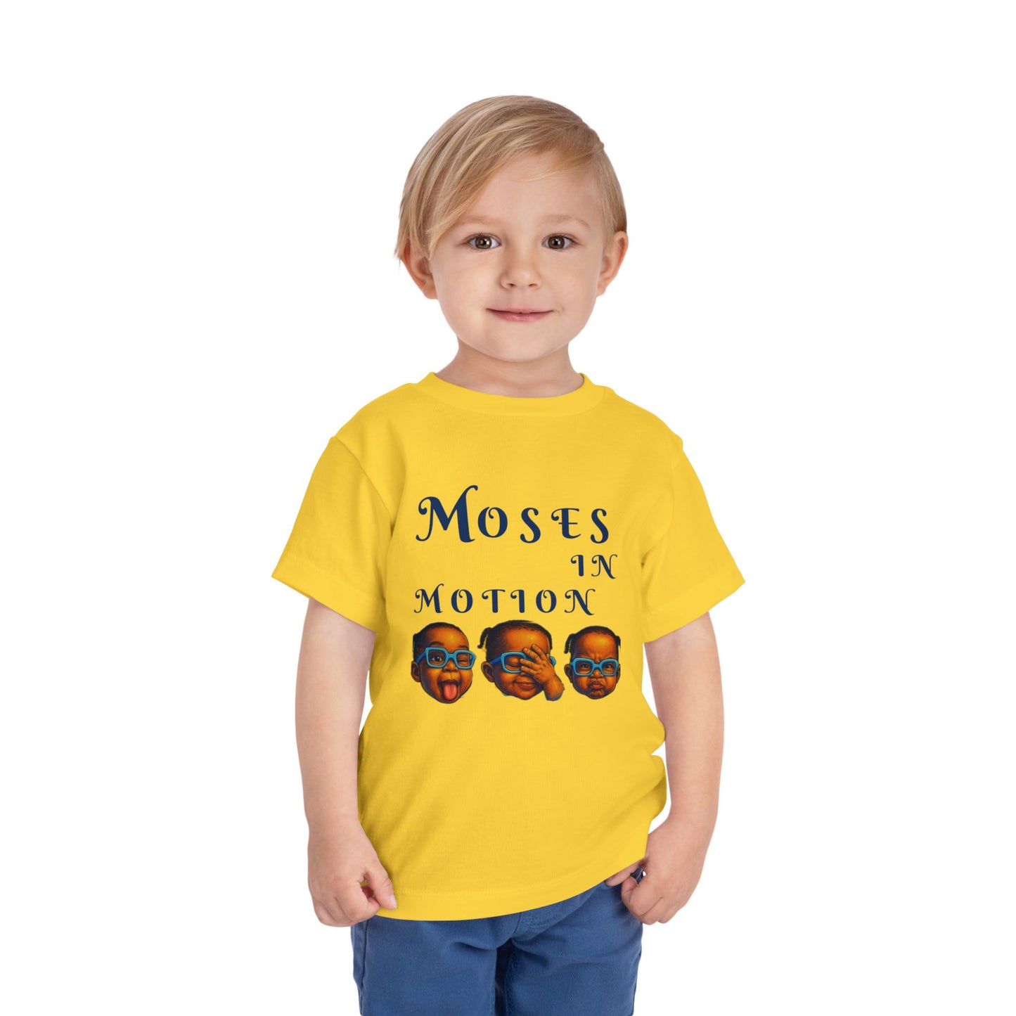 "Moses In Motion" Graphic T-Shirt, Kids Gift, Fun Children's Apparel, Birthday Outfit, Playtime Shirt