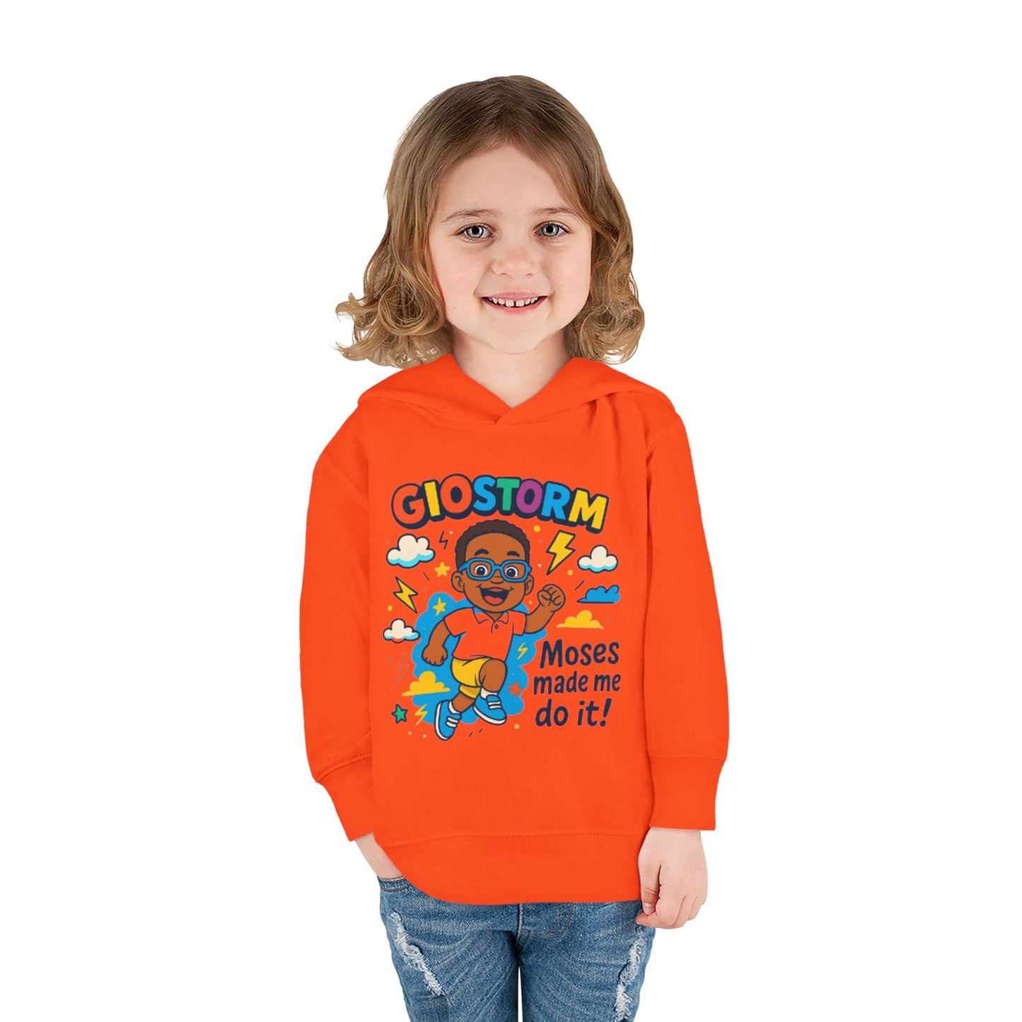 Toddler Superhero Hoodie - "Giostorm: Moses Made Me Do It!"