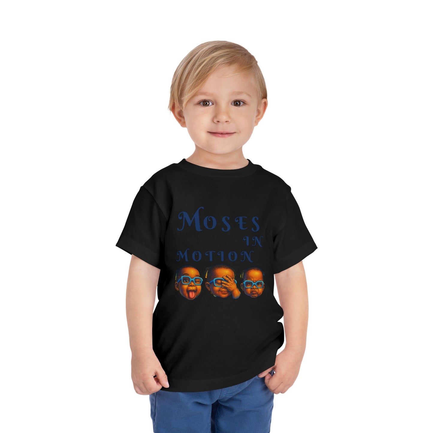"Moses In Motion" Graphic T-Shirt, Kids Gift, Fun Children's Apparel, Birthday Outfit, Playtime Shirt