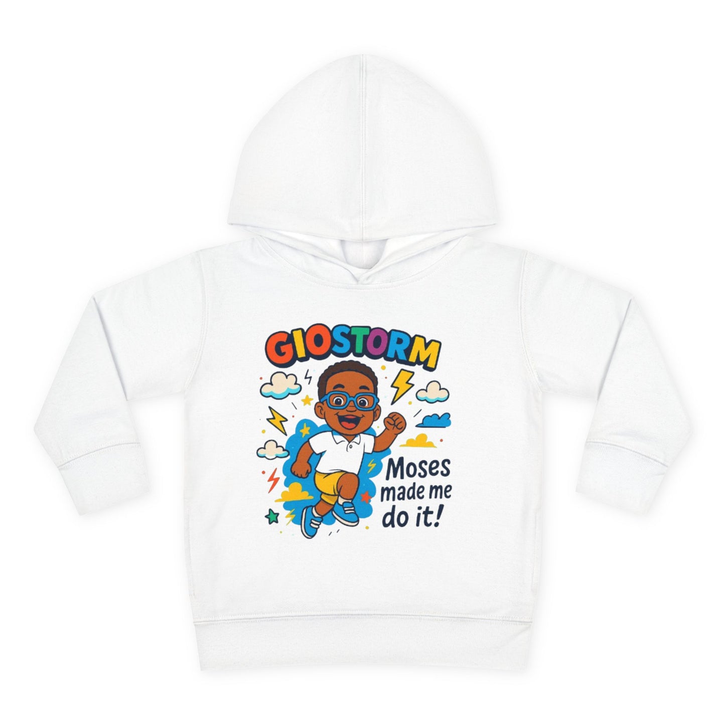 Toddler Superhero Hoodie - "Giostorm: Moses Made Me Do It!"
