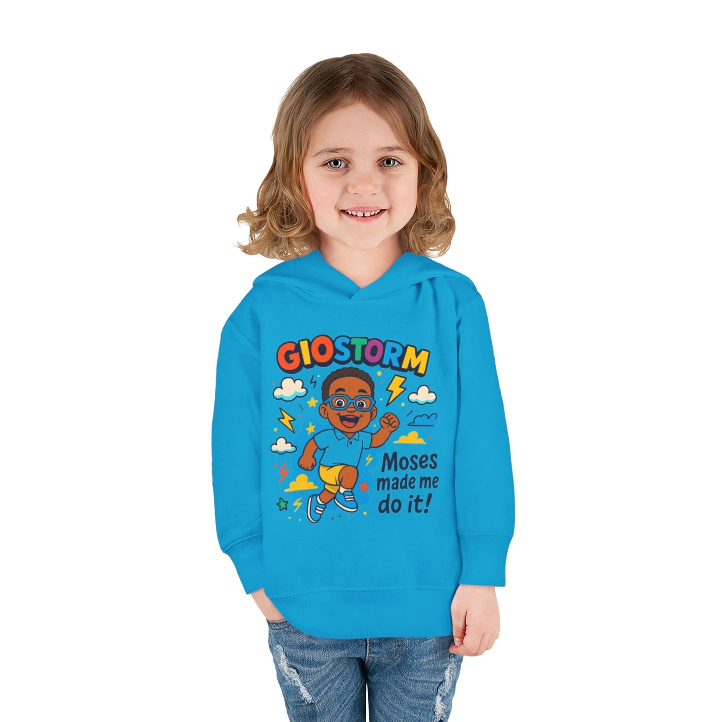 Toddler Superhero Hoodie - "Giostorm: Moses Made Me Do It!"