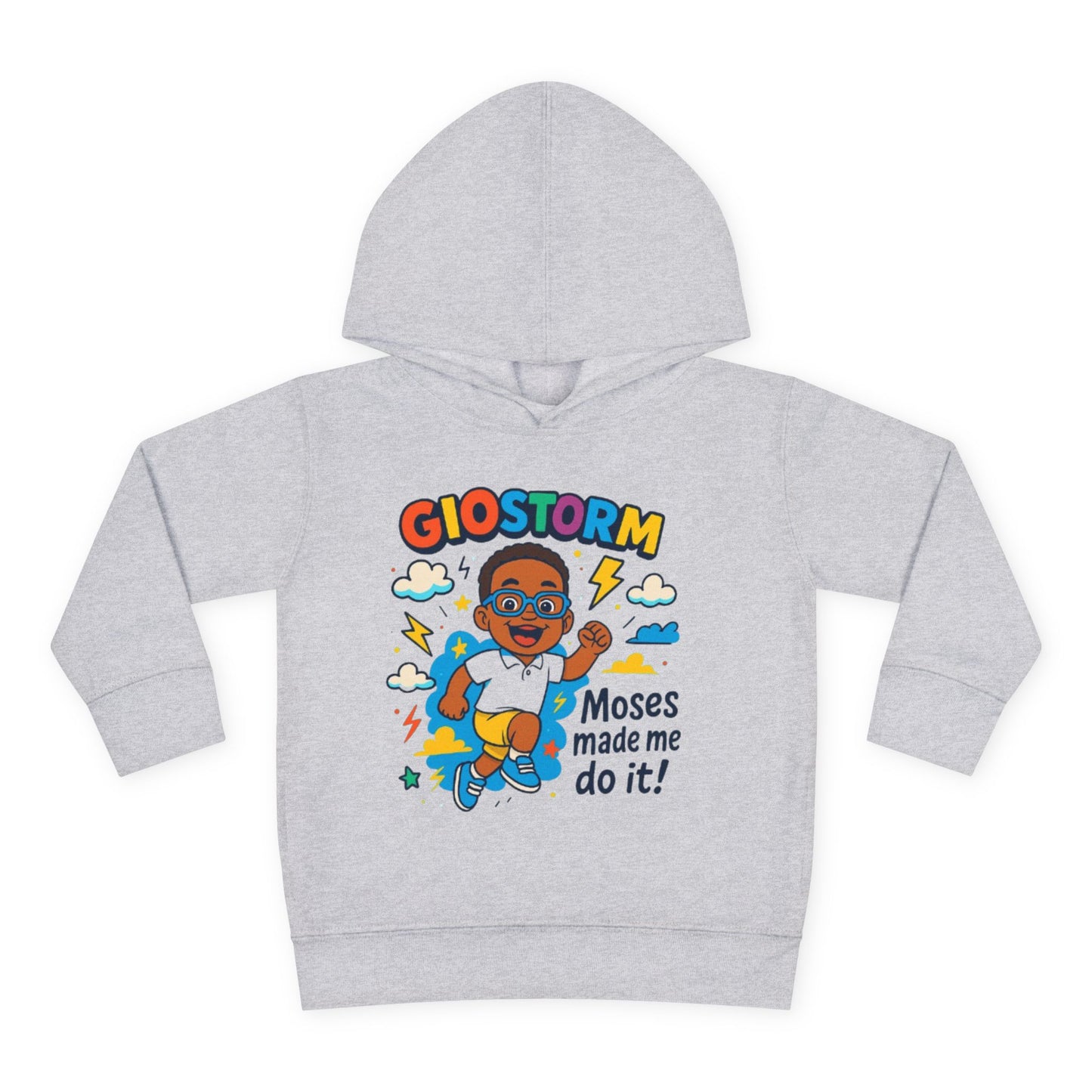 Toddler Superhero Hoodie - "Giostorm: Moses Made Me Do It!"