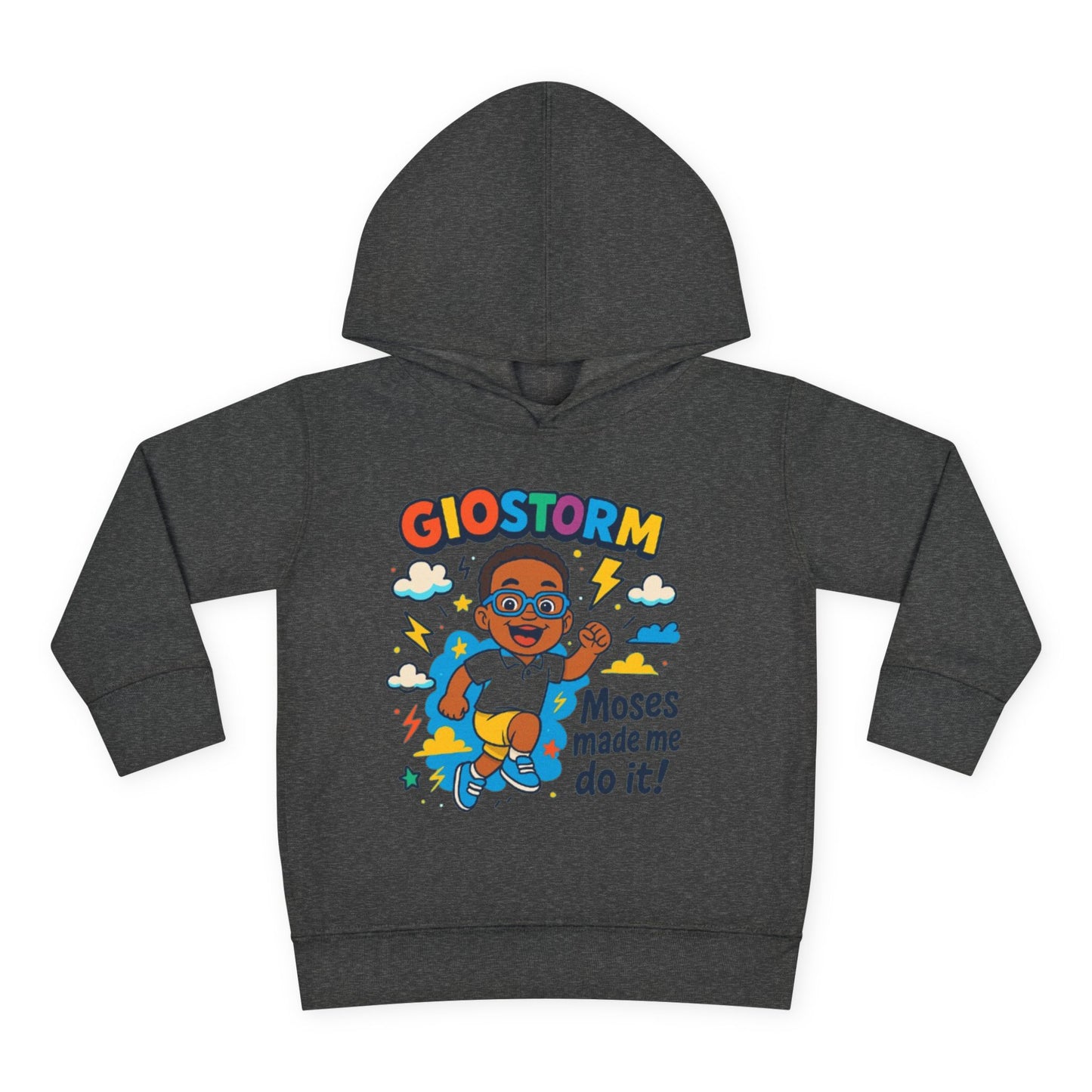 Toddler Superhero Hoodie - "Giostorm: Moses Made Me Do It!"