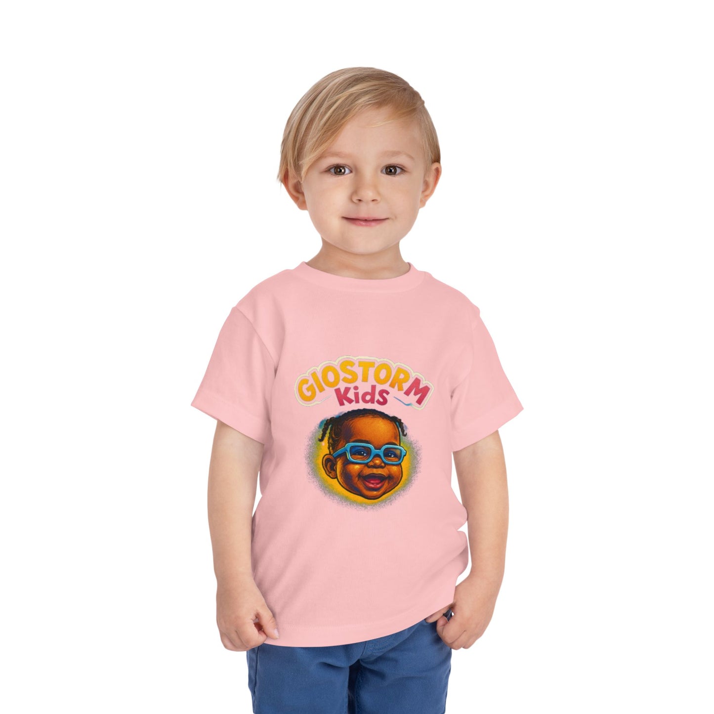 Giostorm Kids Toddler Tee, Fun Children's T-Shirt, Kids' Summer Clothes, Playful Graphic Tee, Birthday Gift for Toddlers, Casual Kidswear