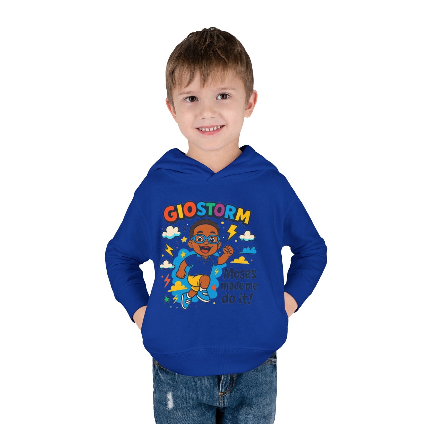 Toddler Superhero Hoodie - "Giostorm: Moses Made Me Do It!"