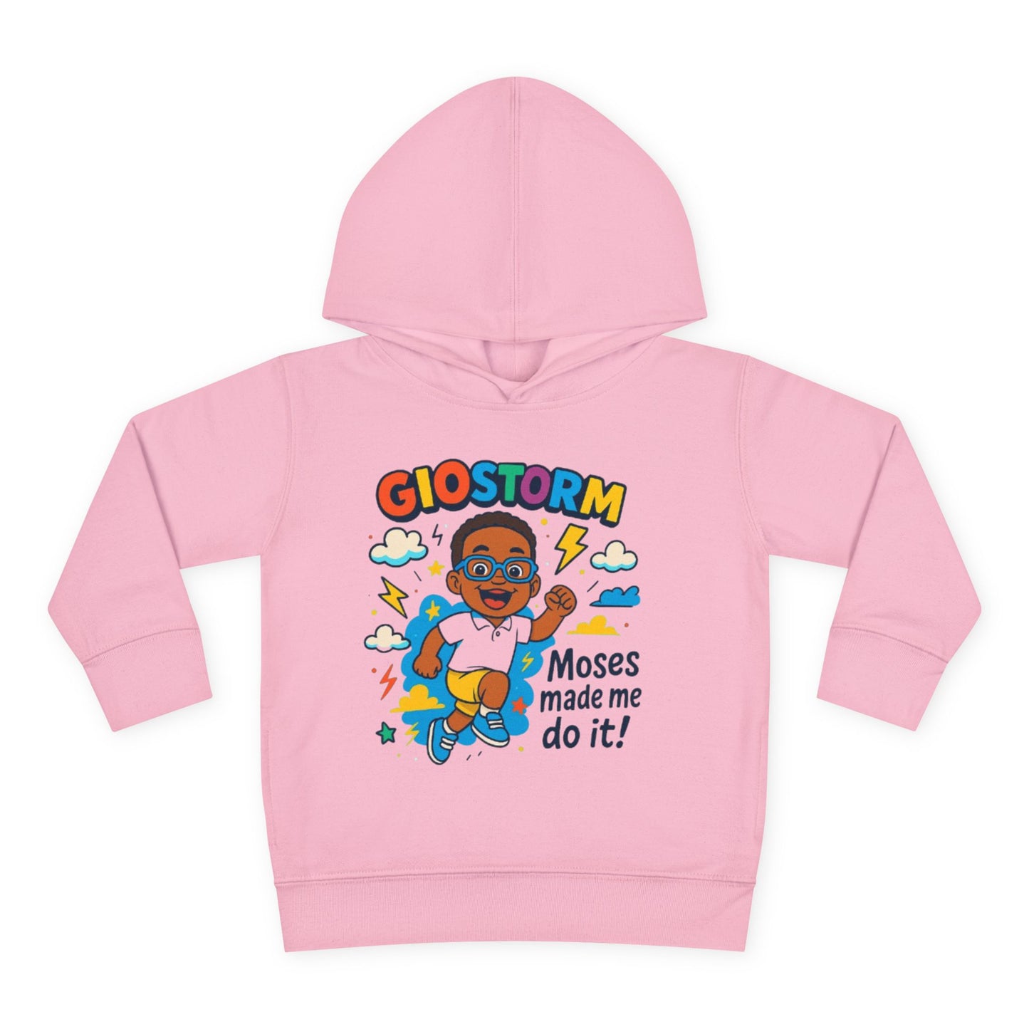 Toddler Superhero Hoodie - "Giostorm: Moses Made Me Do It!"