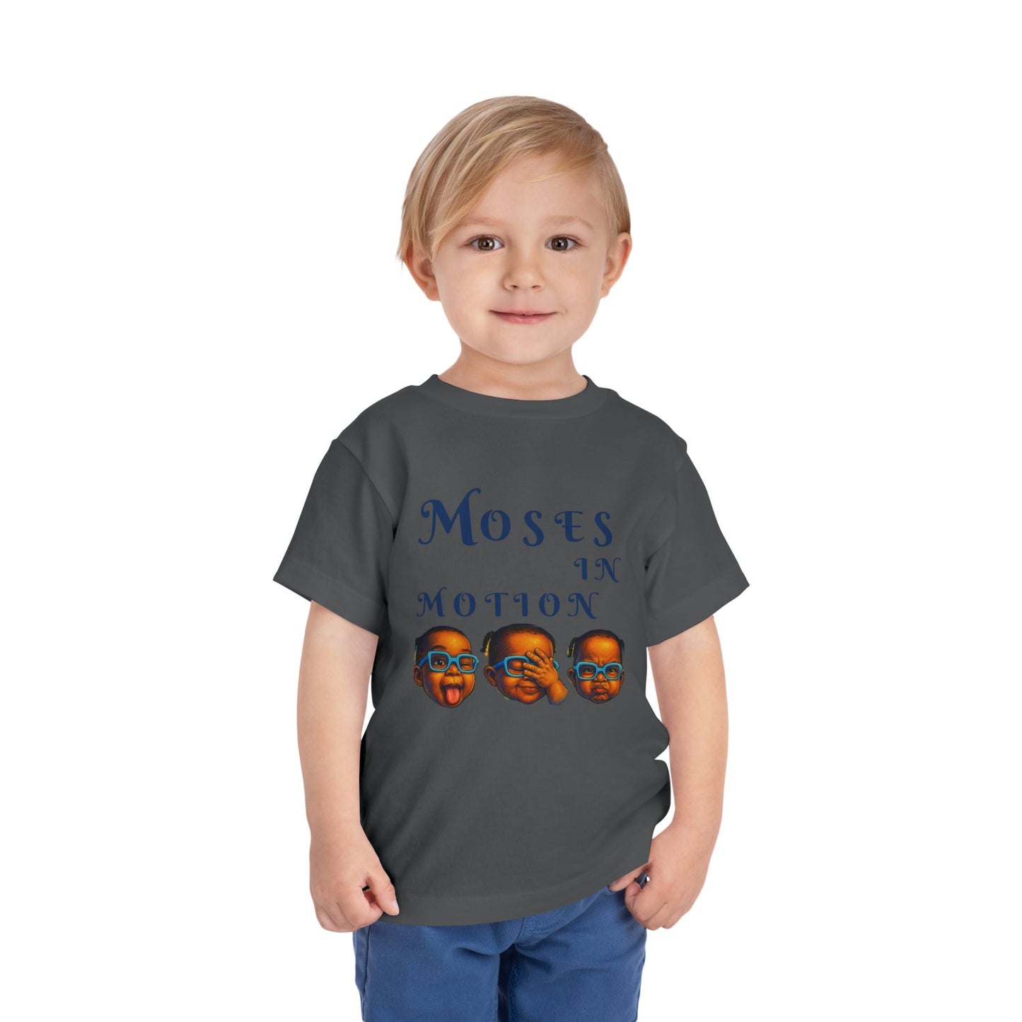 "Moses In Motion" Graphic T-Shirt, Kids Gift, Fun Children's Apparel, Birthday Outfit, Playtime Shirt