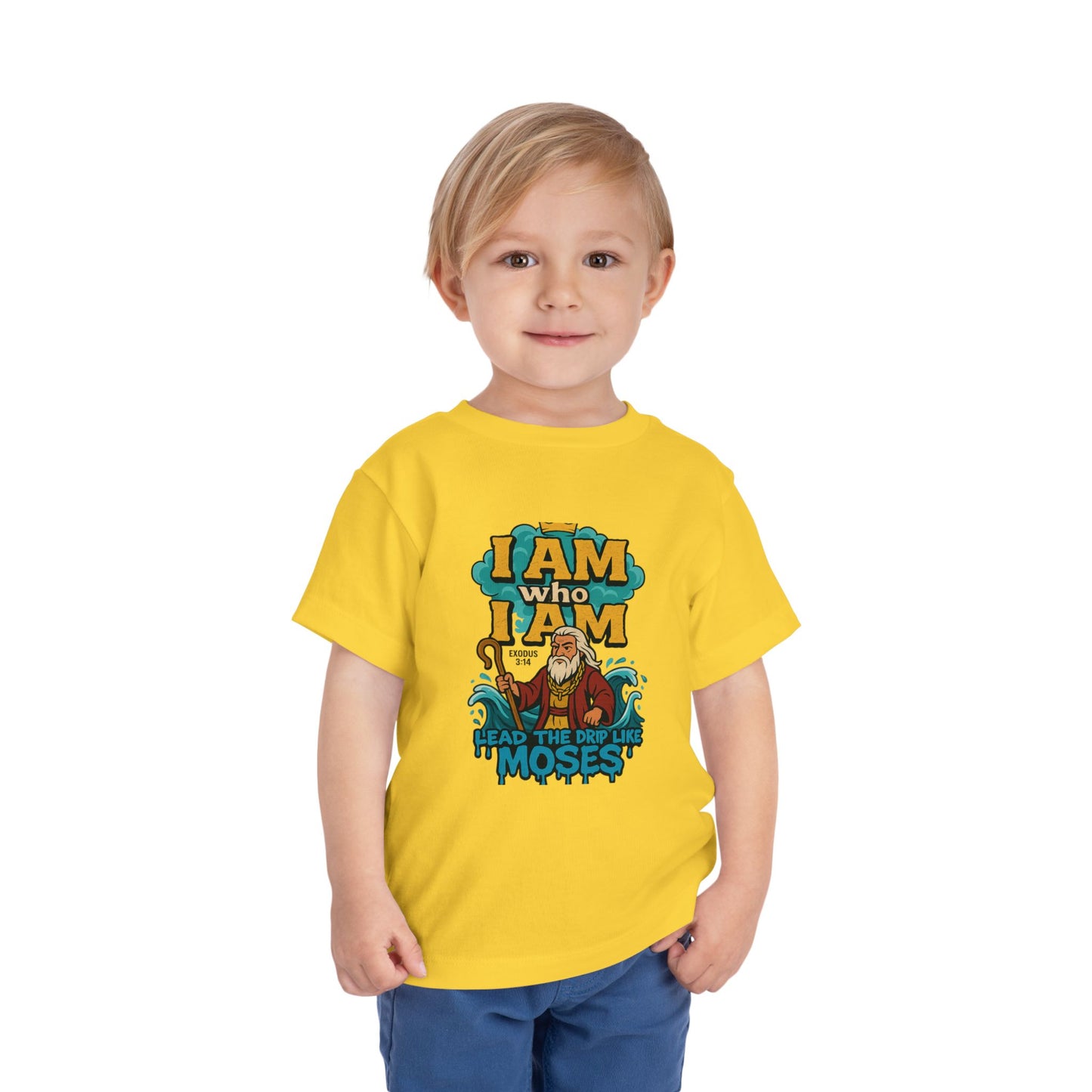 I AM WHO I AM Graphic T-Shirt, Kids Gift, Fun Children's Apparel, Birthday Outfit, Playtime Shirt
