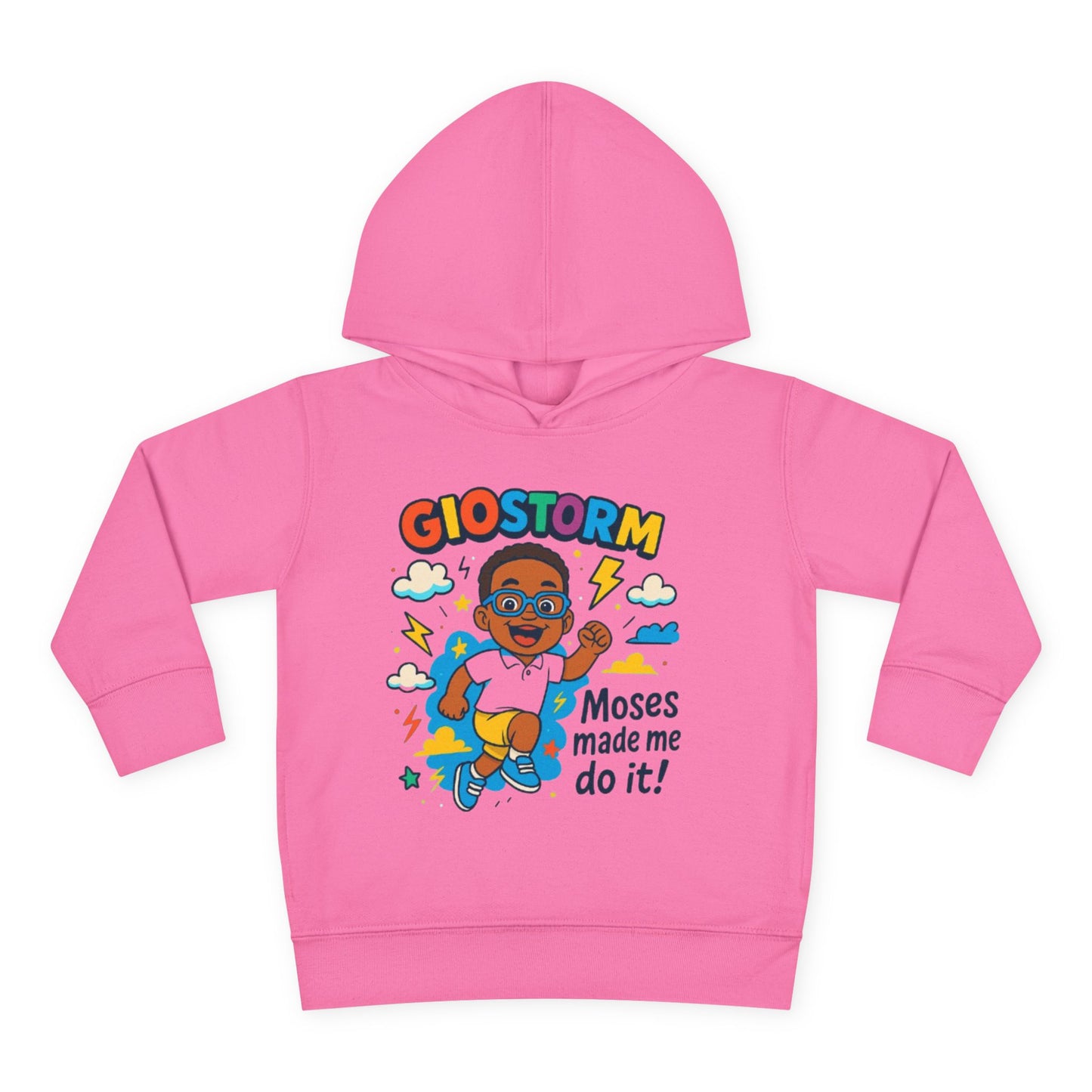 Toddler Superhero Hoodie - "Giostorm: Moses Made Me Do It!"