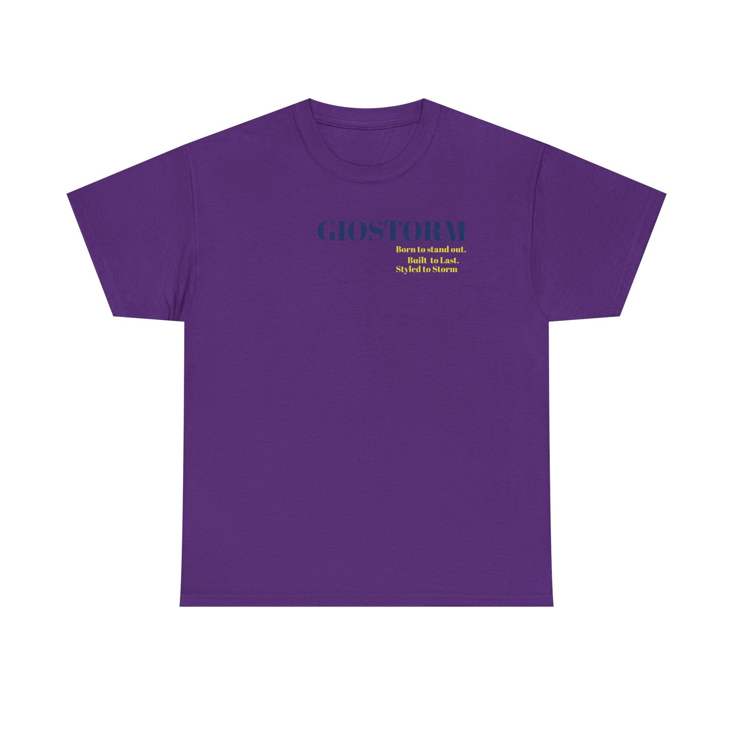 BUILT TO LAST GIOSTORM WOMEN/MEN Tee - Fun Casual Shirt for Everyday Wear, Gifts, Birthdays, Celebrations, Unique Statement Tee