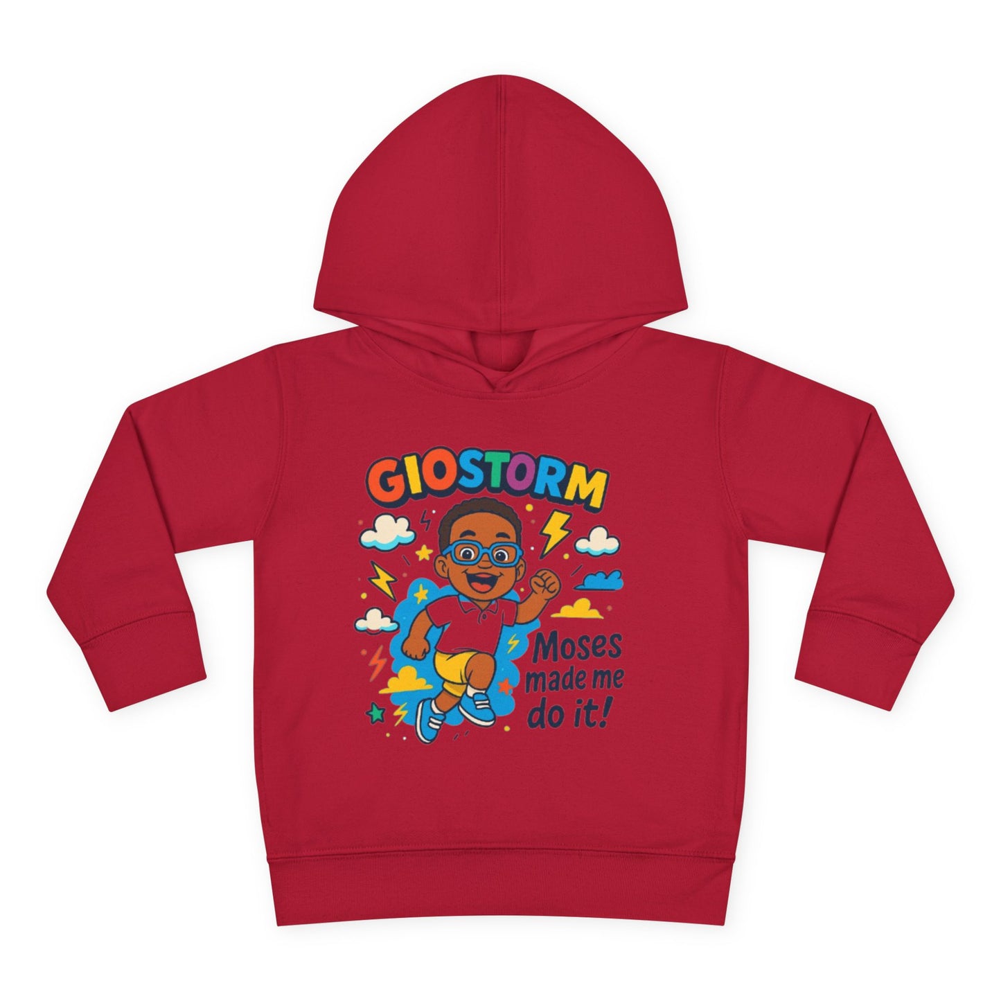 Toddler Superhero Hoodie - "Giostorm: Moses Made Me Do It!"