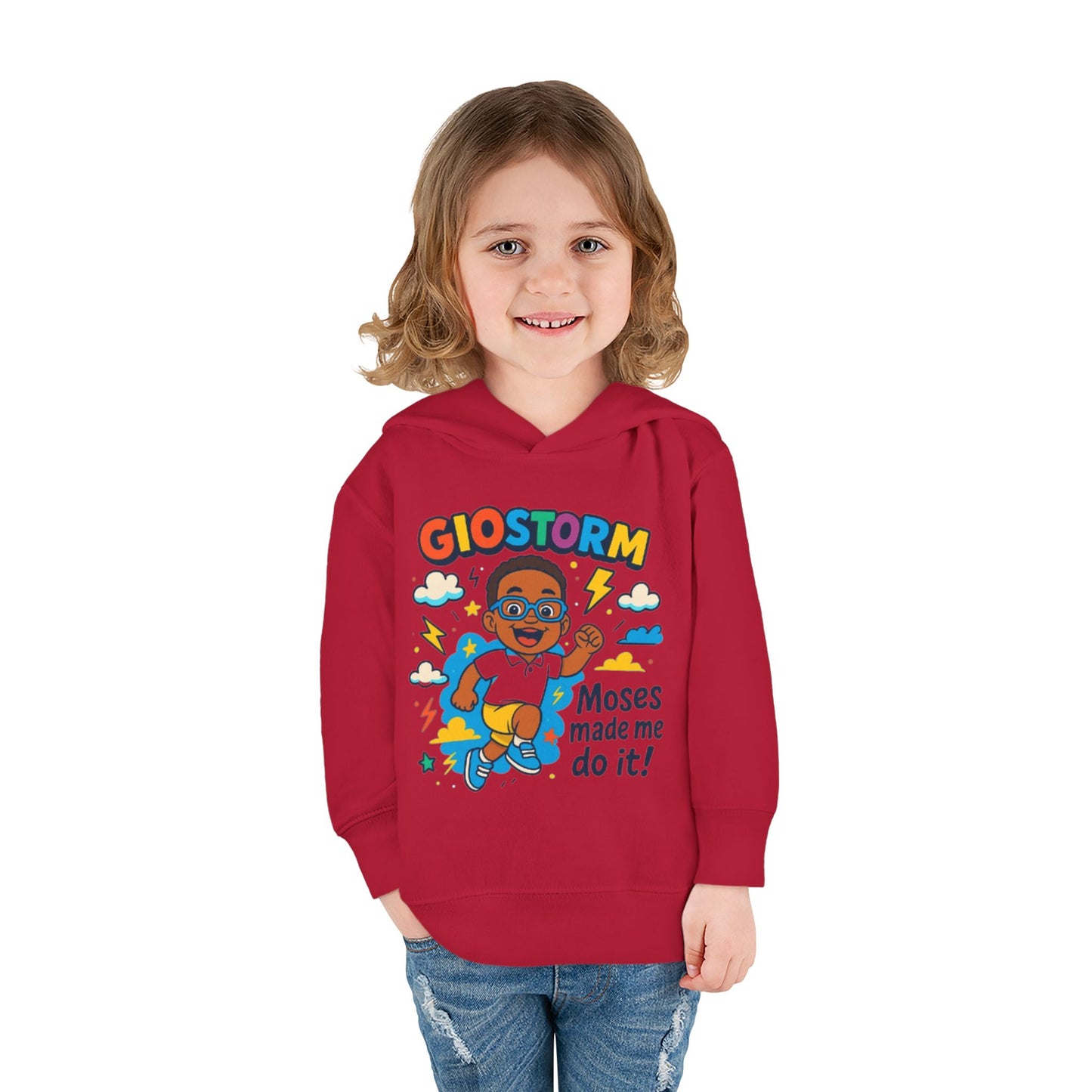 Toddler Superhero Hoodie - "Giostorm: Moses Made Me Do It!"