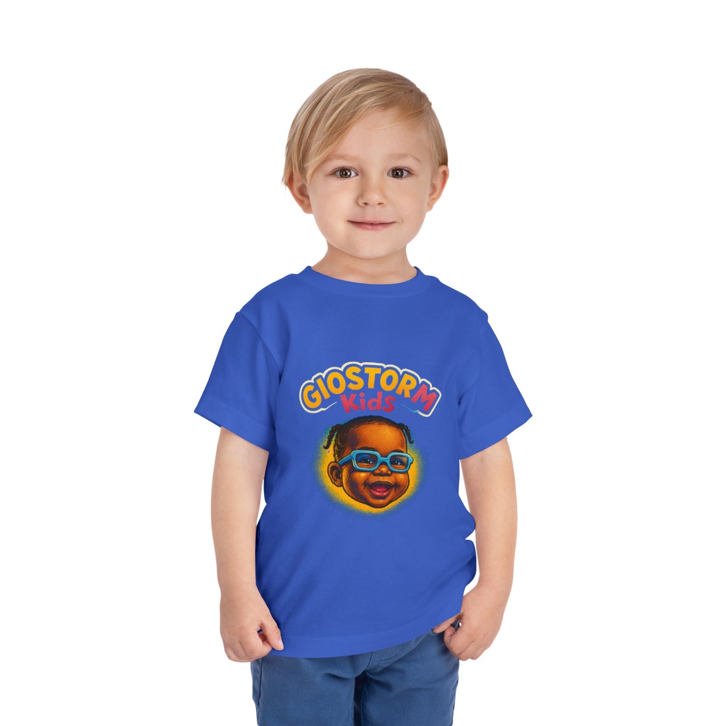 Giostorm Kids Toddler Tee, Fun Children's T-Shirt, Kids' Summer Clothes, Playful Graphic Tee, Birthday Gift for Toddlers, Casual Kidswear