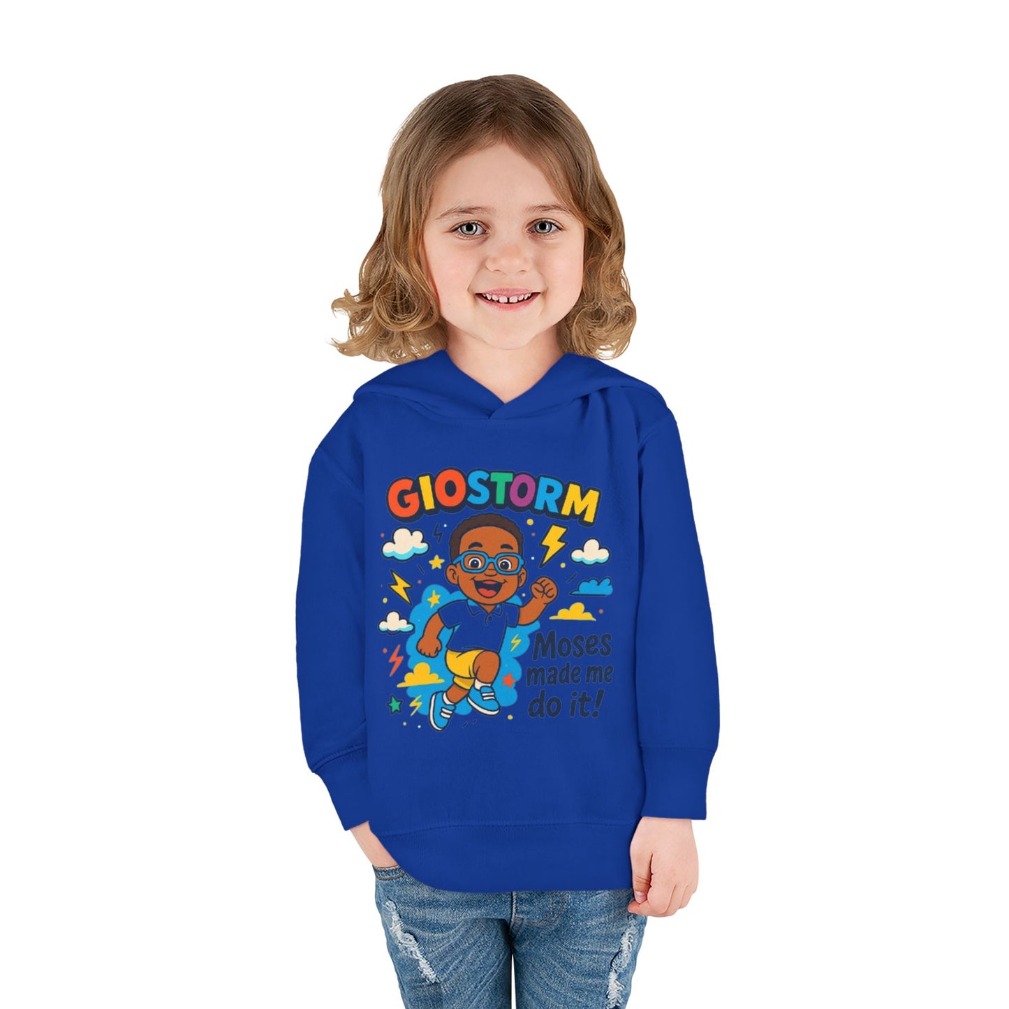 Toddler Superhero Hoodie - "Giostorm: Moses Made Me Do It!"