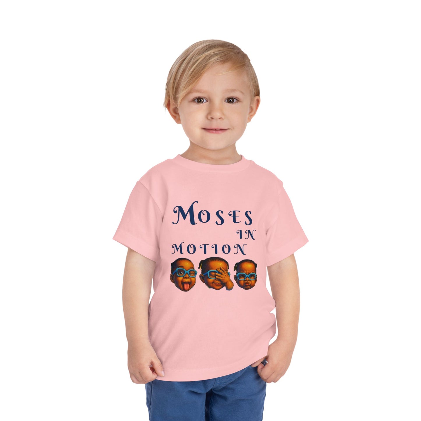 "Moses In Motion" Graphic T-Shirt, Kids Gift, Fun Children's Apparel, Birthday Outfit, Playtime Shirt