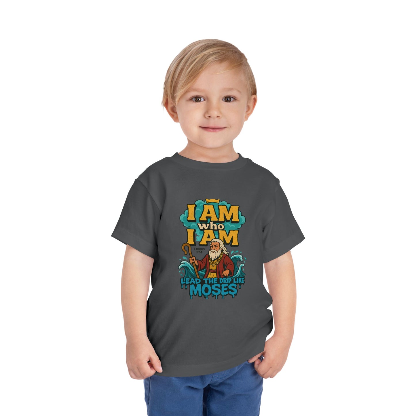 I AM WHO I AM Graphic T-Shirt, Kids Gift, Fun Children's Apparel, Birthday Outfit, Playtime Shirt