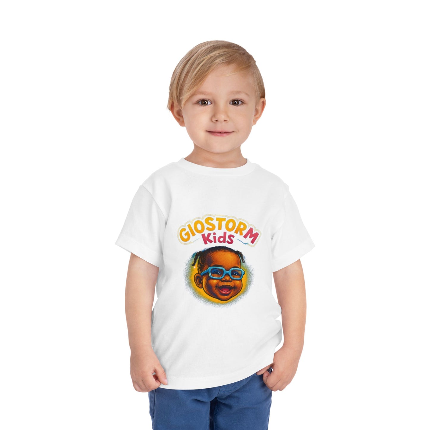 Giostorm Kids Toddler Tee, Fun Children's T-Shirt, Kids' Summer Clothes, Playful Graphic Tee, Birthday Gift for Toddlers, Casual Kidswear