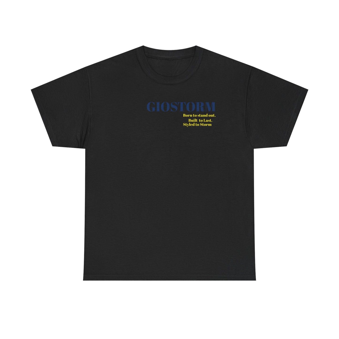 BUILT TO LAST GIOSTORM WOMEN/MEN Tee - Fun Casual Shirt for Everyday Wear, Gifts, Birthdays, Celebrations, Unique Statement Tee