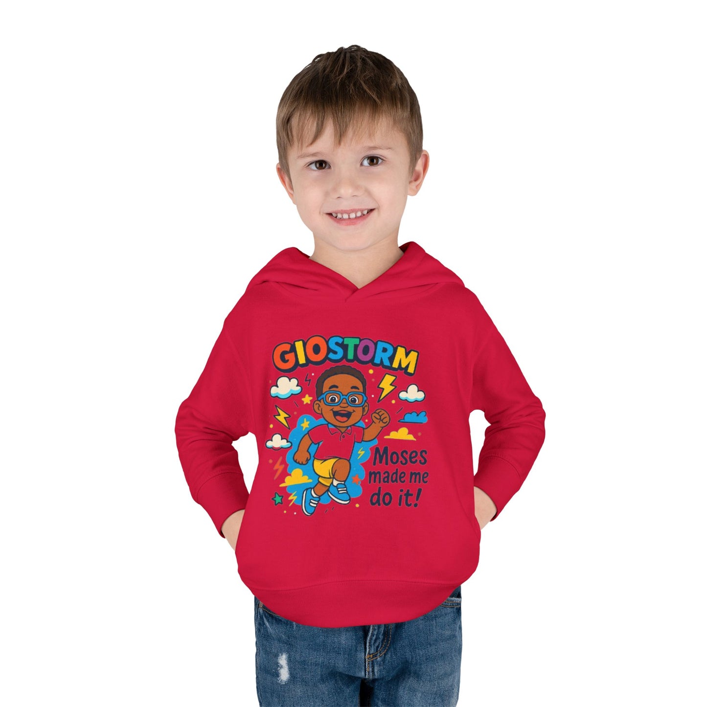 Toddler Superhero Hoodie - "Giostorm: Moses Made Me Do It!"