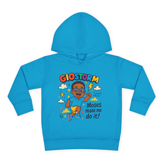 Toddler Superhero Hoodie - "Giostorm: Moses Made Me Do It!"