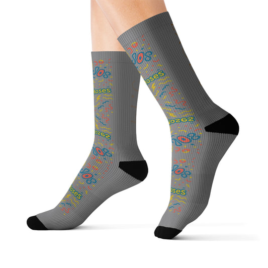MOSESRetro 80s Sublimation Socks, Funky Fashion Socks, Gift for Music Lovers, Colorful Crew Socks, Artistic Casual Footwear, Unique Style [...]